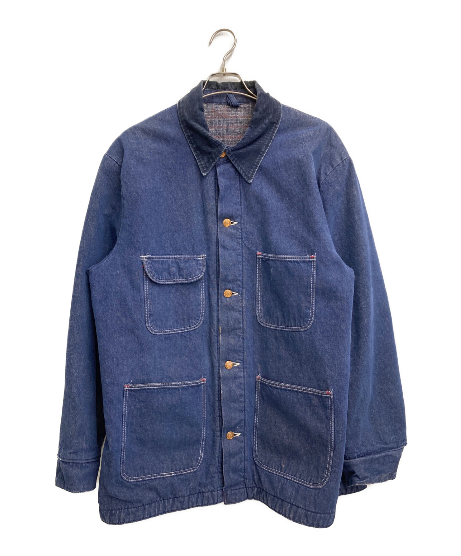 Wrangler ラングラー デニムカバーオールジャケット 上品 - アウター