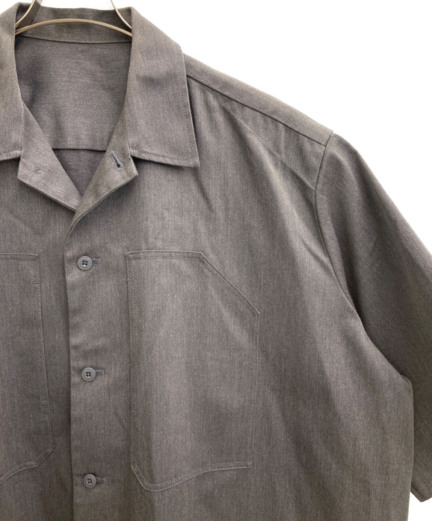 TARO HORIUCHI × Dickis (タロウ ホリウチ×ディッキーズ) Oversized Shirt グレー サイズ:46