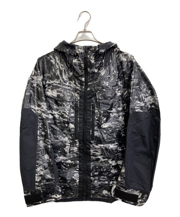 中古・古着通販】WHITE MOUNTAINEERING (ホワイトマウンテ二アニング) レイヤードカモプリントマウンテンパーカー ホワイト×ブラック  サイズ:1｜ブランド・古着通販 トレファク公式【TREFAC FASHION】スマホサイト