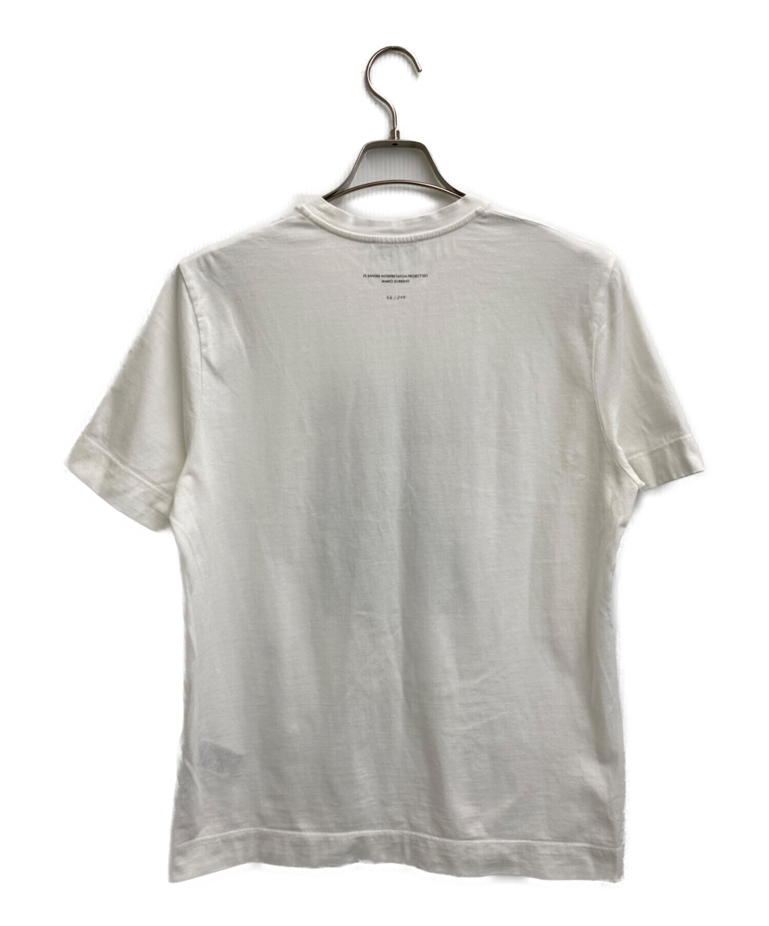 JIL SANDER (ジルサンダー) フォトプリントTシャツ ホワイト サイズ:S