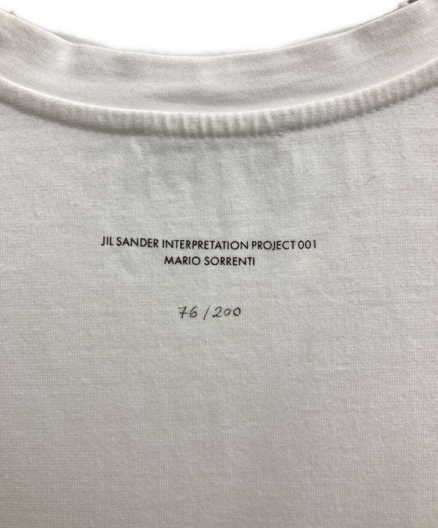 中古・古着通販】JIL SANDER (ジルサンダー) フォトプリントTシャツ