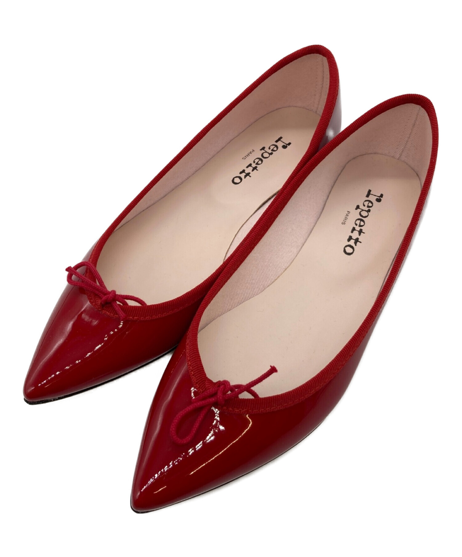 repetto (レペット) パンプス レッド サイズ:SIZE 38.5