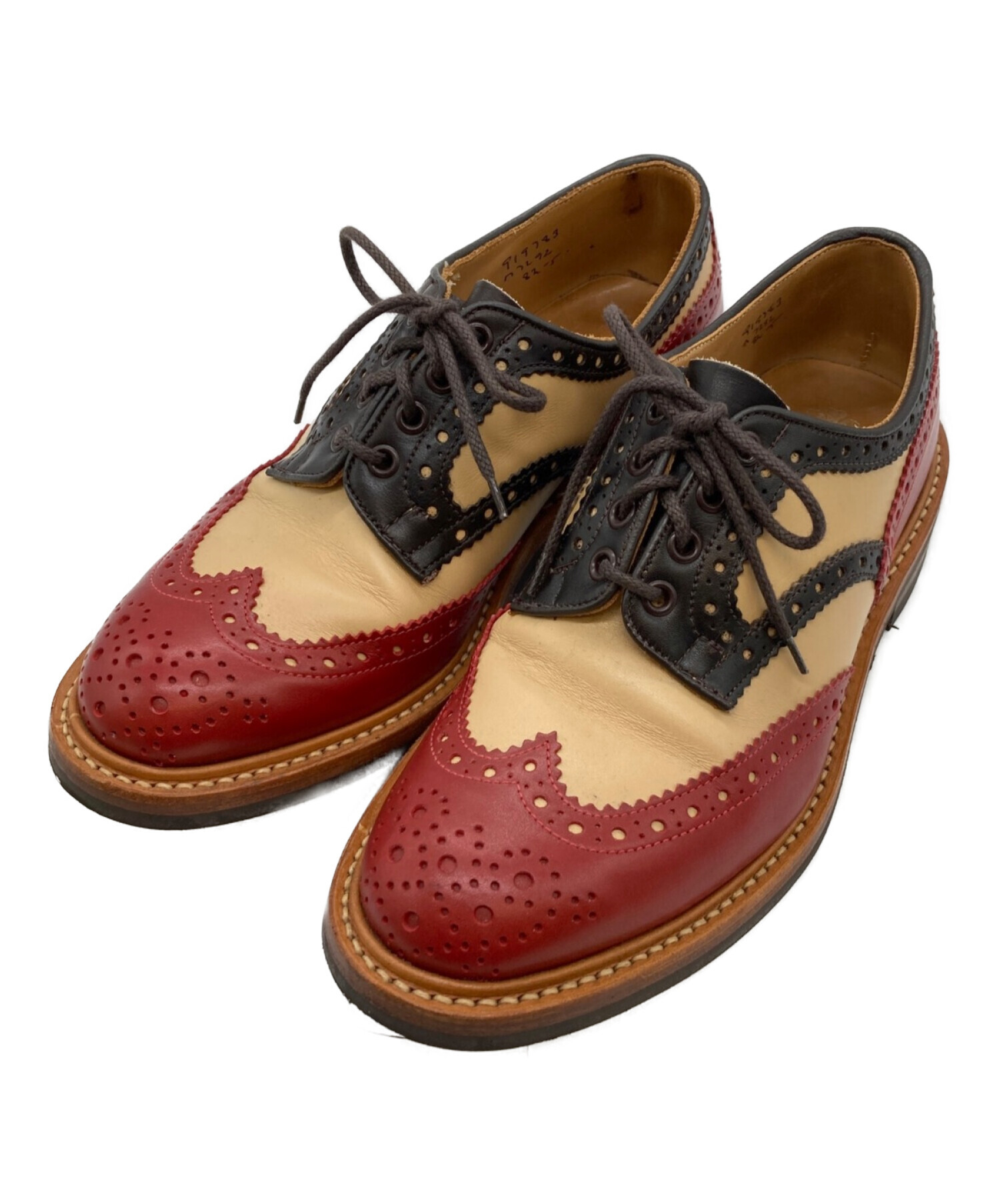 Tricker's トリッカーズ 2トーン ウィングチップ 8 - ドレス