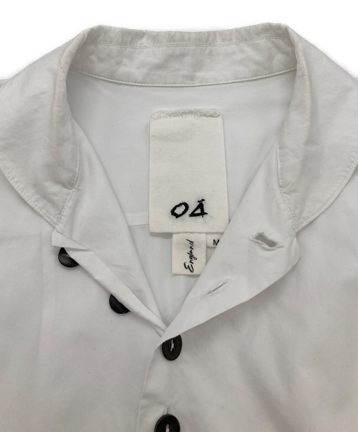 Omar Afridi/長袖シャツ/M/コットン/OMAR SHIRT/2020SS/ホワイト ...