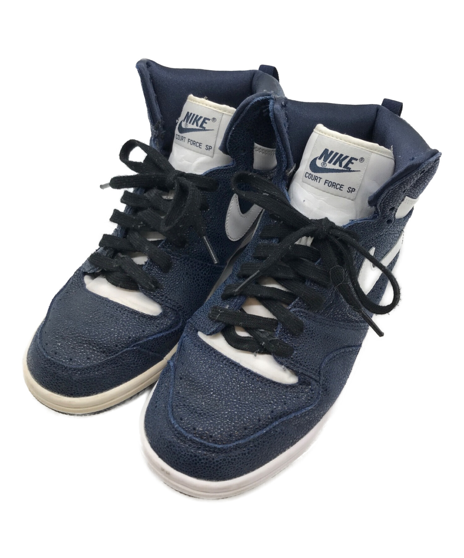 NIKE × Goodenough (ナイキ × グッドイナフ) ハイカットスニーカー ネイビー×ホワイト サイズ:26cm