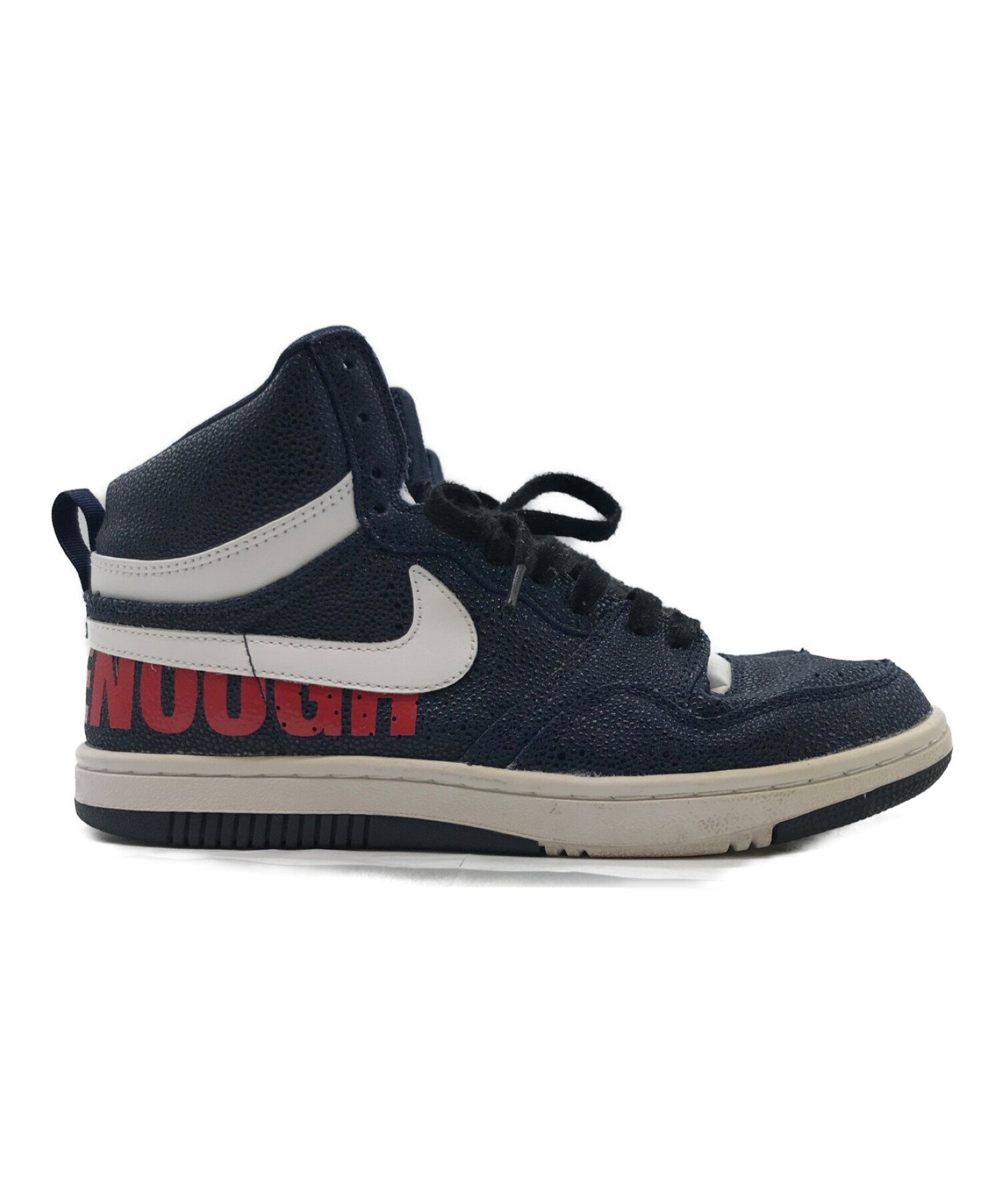 NIKE × Goodenough (ナイキ × グッドイナフ) ハイカットスニーカー ネイビー×ホワイト サイズ:26cm