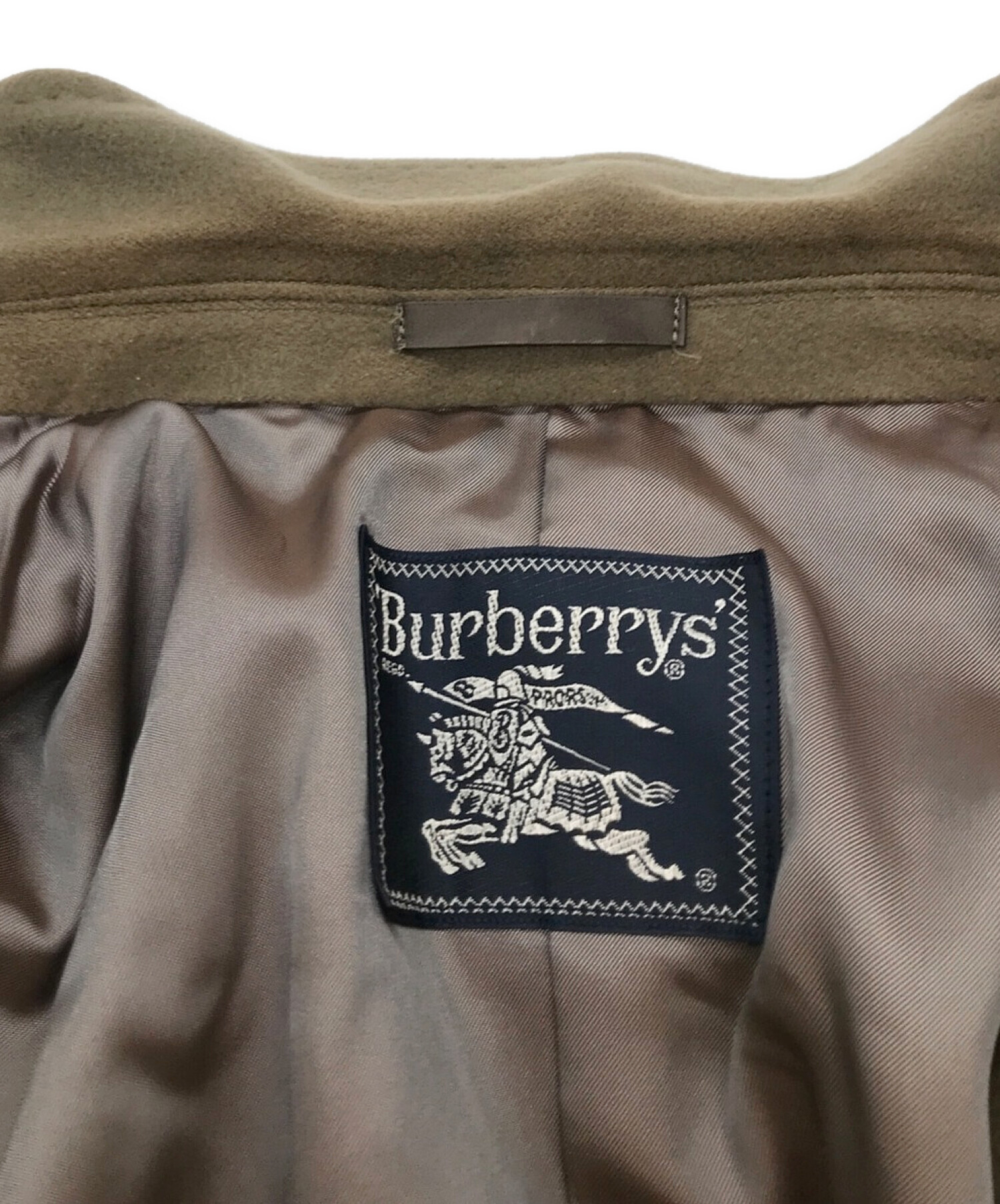 中古・古着通販】BURBERRY (バーバリー) カシミヤブレンドダブル