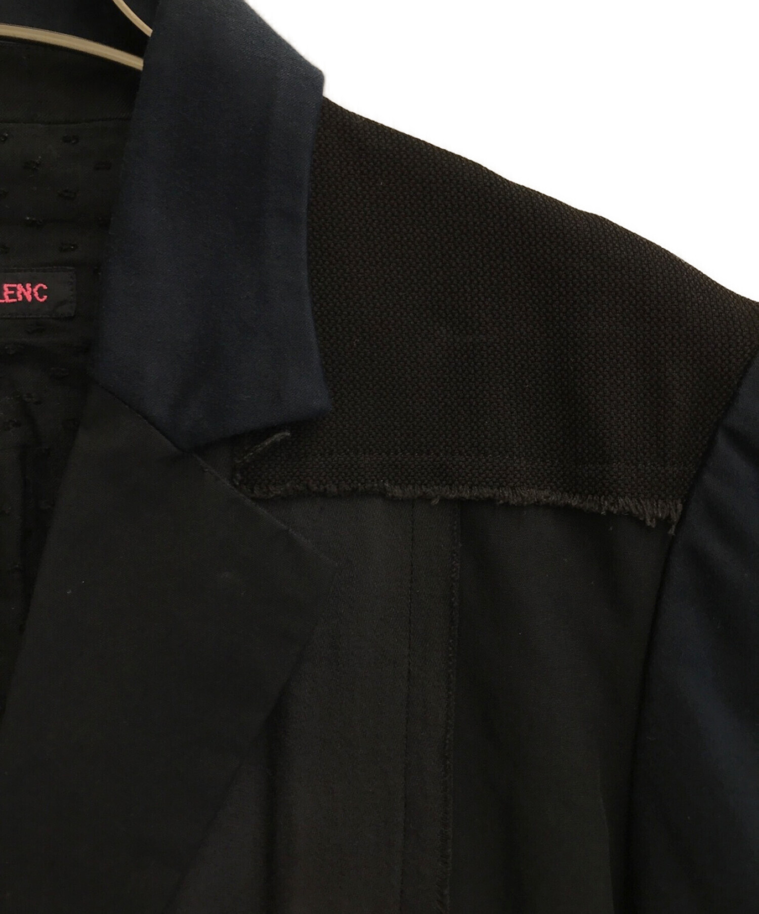 CASEY VIDALENC (ケイシーヴィダレンク) ドッキングテーラードジャケット ブラック サイズ:36
