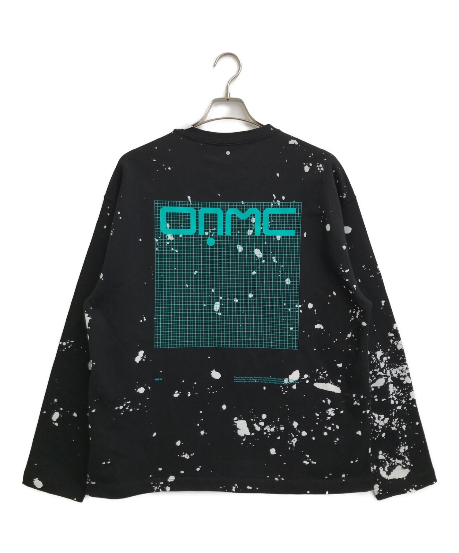 OAMC (オーエーエムシー) Paint Splatter Logo Sweater ブラック サイズ:M