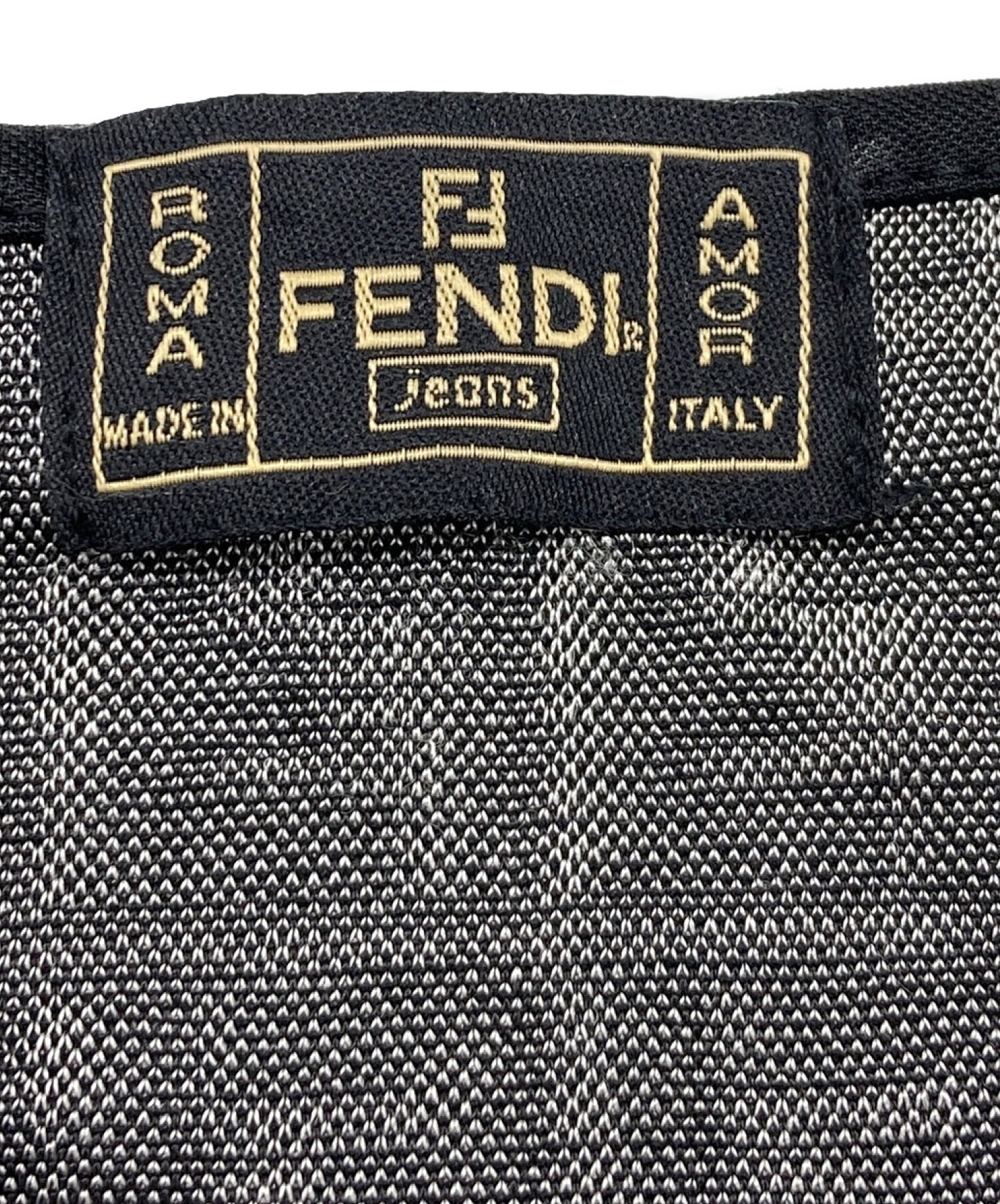 中古・古着通販】FENDI JEANS (フェンディ ジーンズ) ズッカ柄半袖