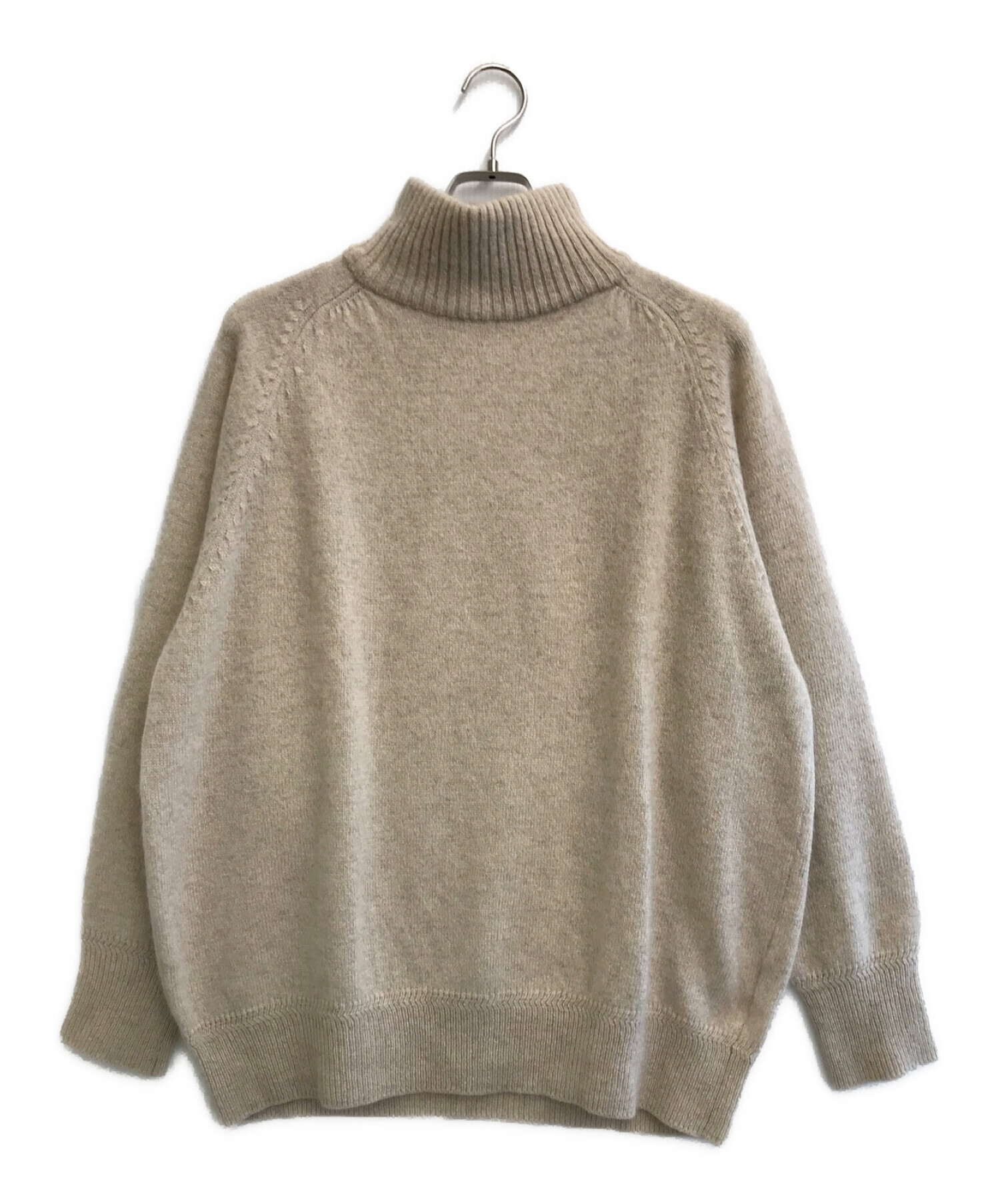 PHLANNEL SOL (フランネル ソル) YAK WOOL KNIT ベージュ サイズ:4