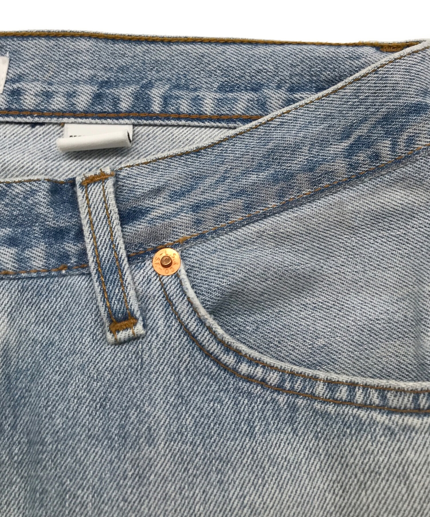 中古・古着通販】LEVI'S (リーバイス) カットオフデニムパンツ ライト