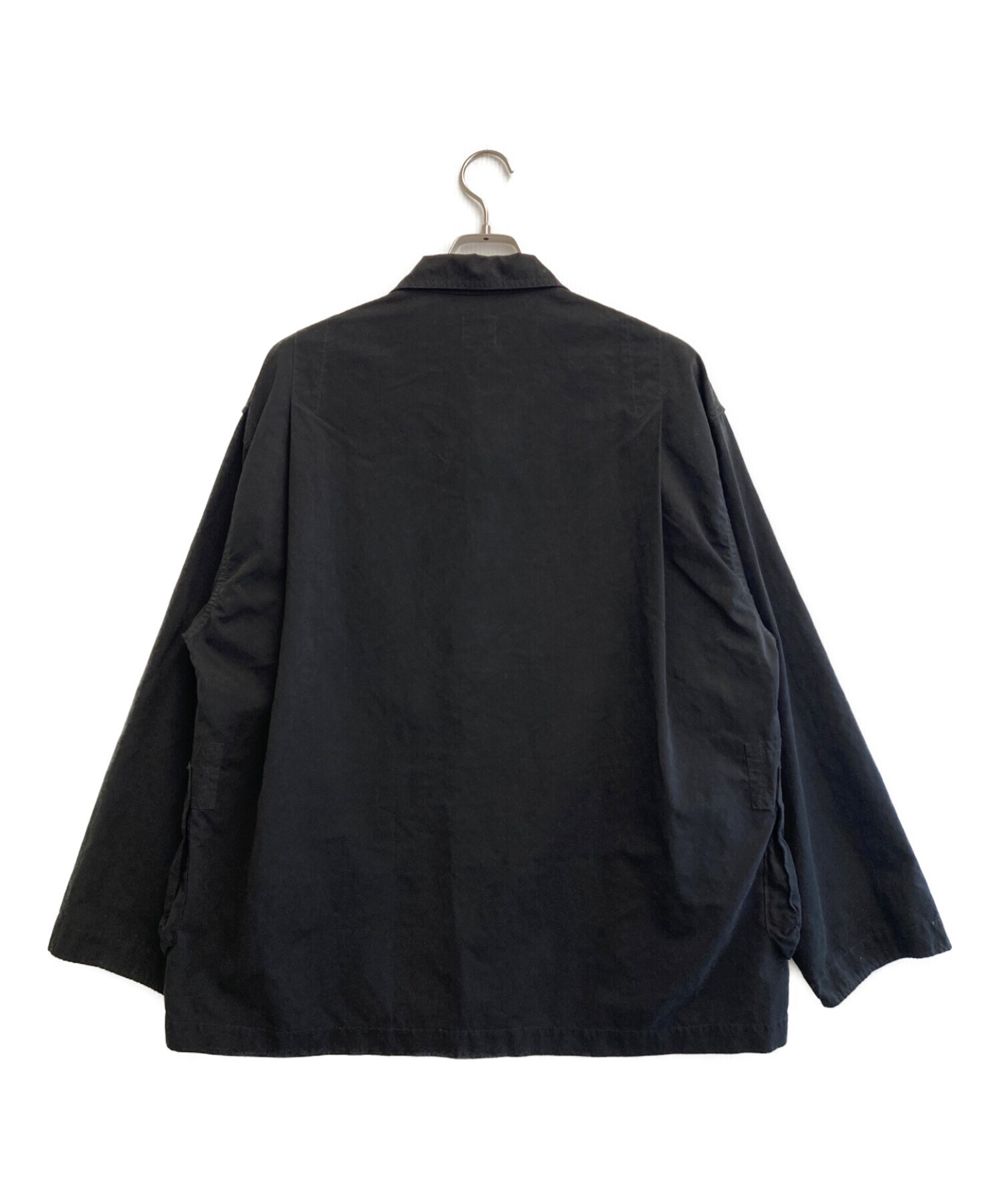 Porter Classic (ポータークラシック) ポプリンミルシャツジャケット ブラック サイズ:3