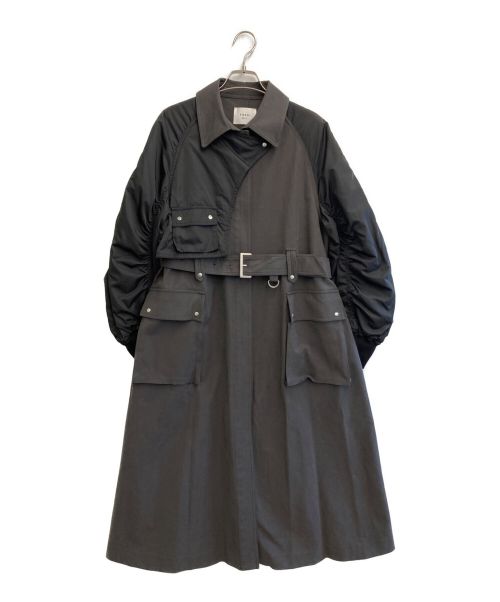 【中古・古着通販】AMERI (アメリ) MA1 DOCKING COAT グレー