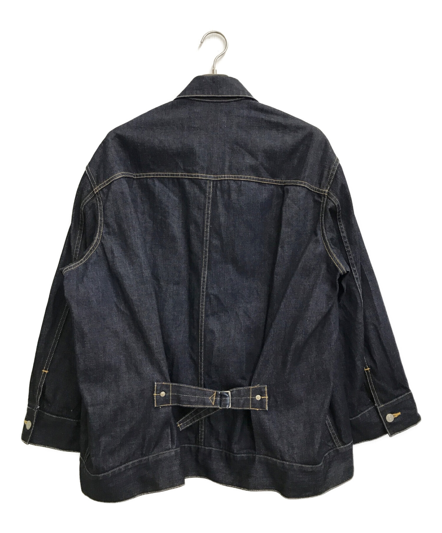 beautiful people (ビューティフルピープル) selvage denim big blouson インディゴ サイズ:38