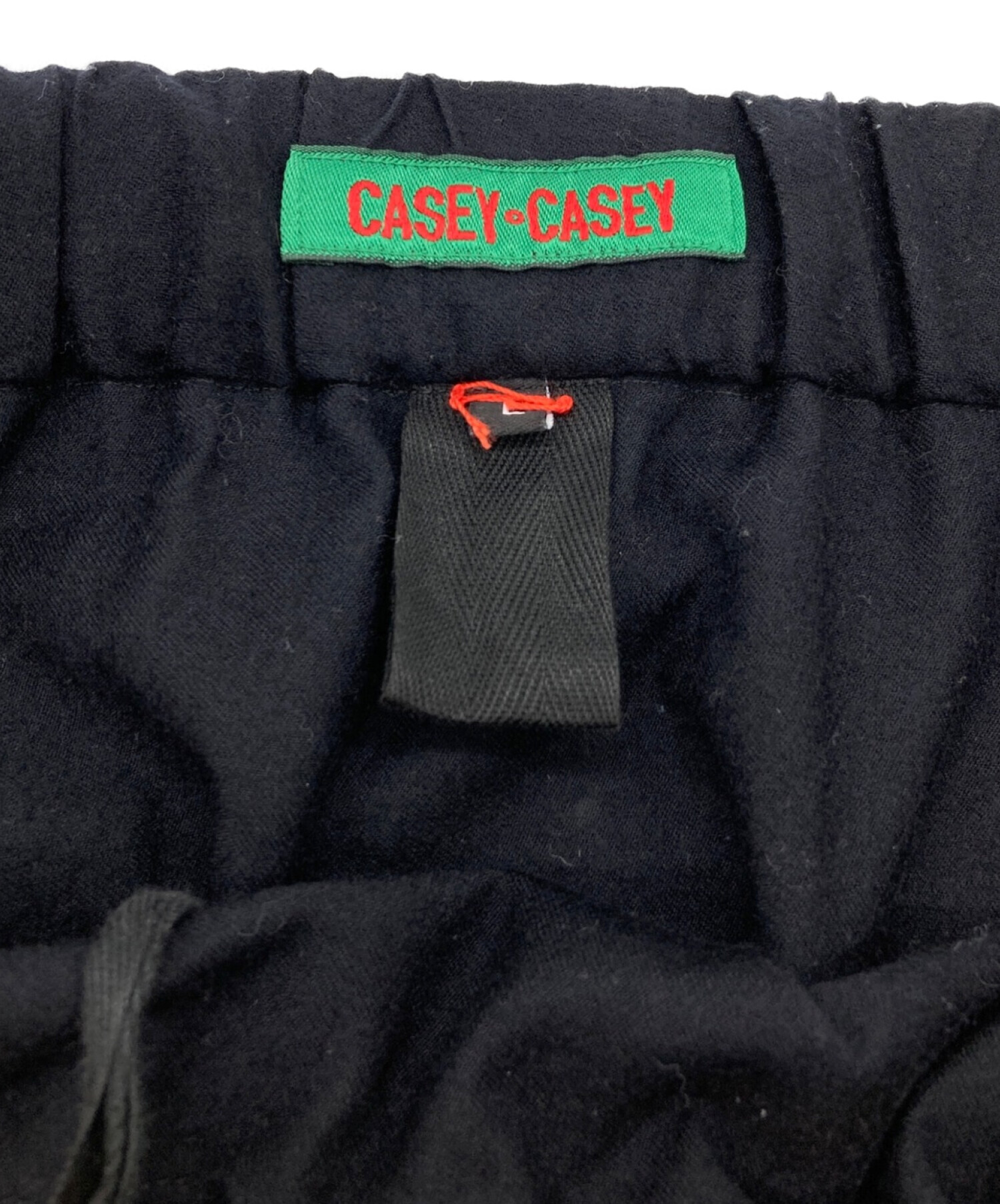 中古・古着通販】CASEY CASEY (ケーシーケーシー) BLACK H PANT ー