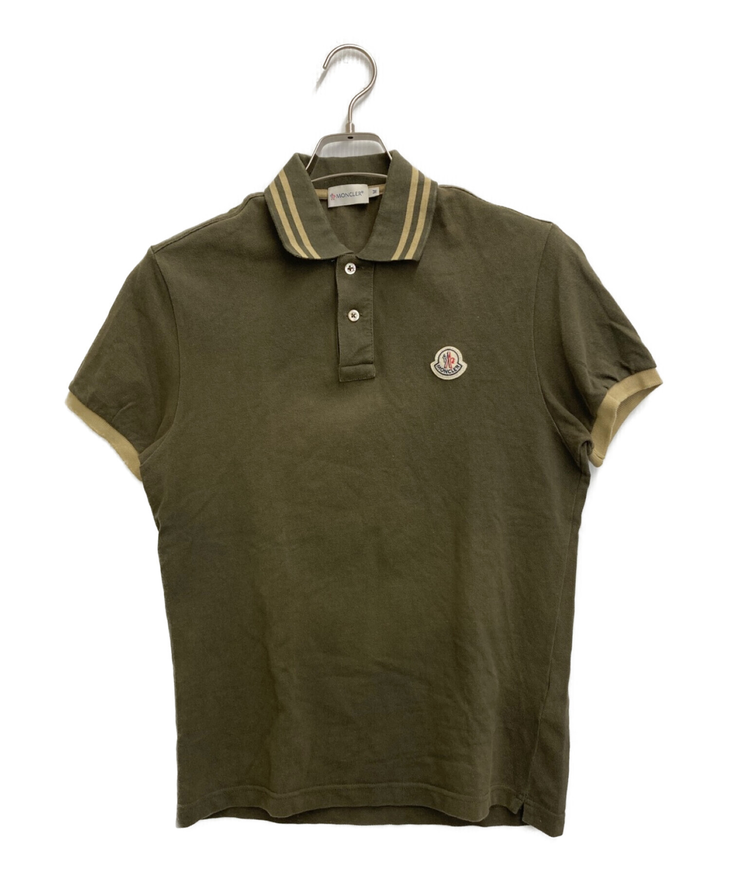 MONCLER◇MAGLIA POLO ポロシャツ/M/ホワイト - ブランド別