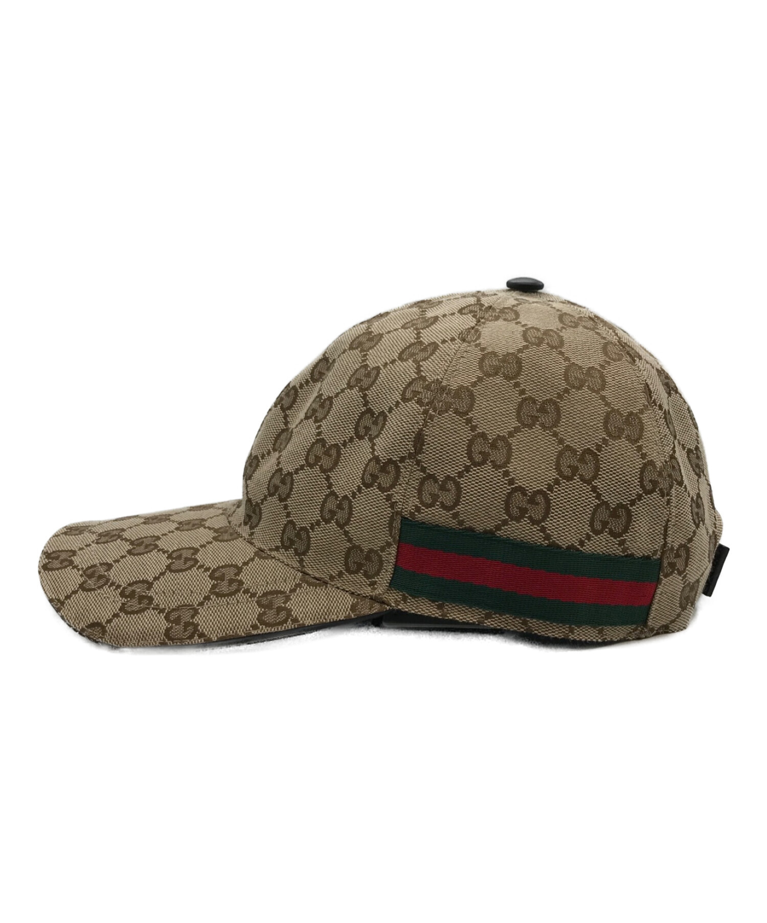 中古・古着通販】GUCCI (グッチ) GGキャンバスキャップ ブラウン