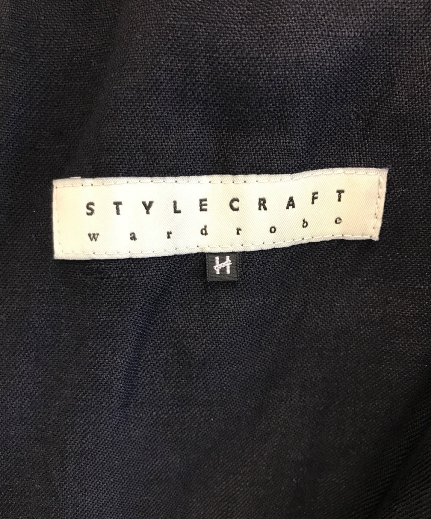 STYLE CRAFT WARDROBE (スタイルクラフト ワードローブ) リネンコート ネイビー サイズ:Ⅱ