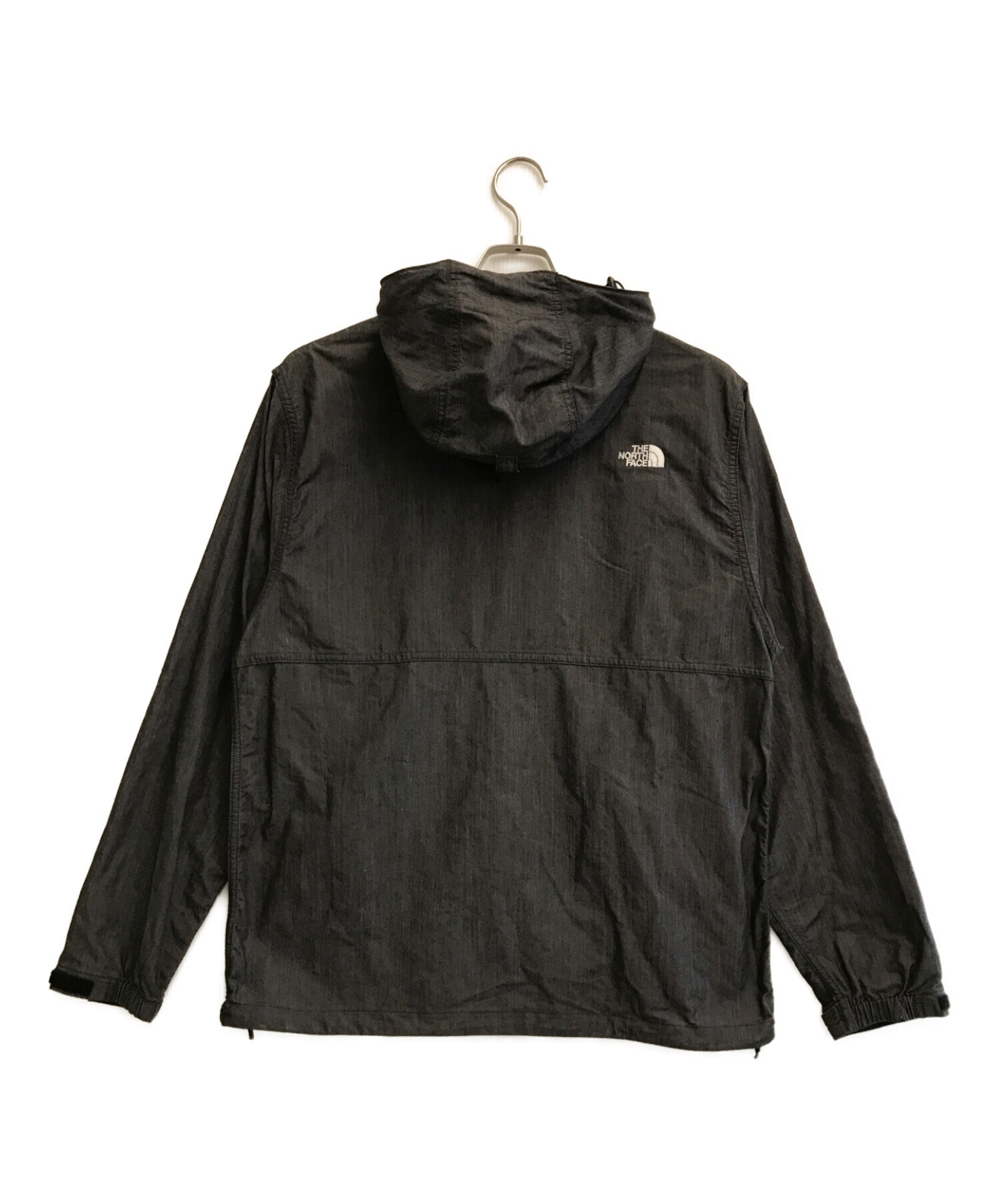 THE NORTH FACE (ザ ノース フェイス) ナイロンデニムコンパクトジャケット グレー サイズ:L