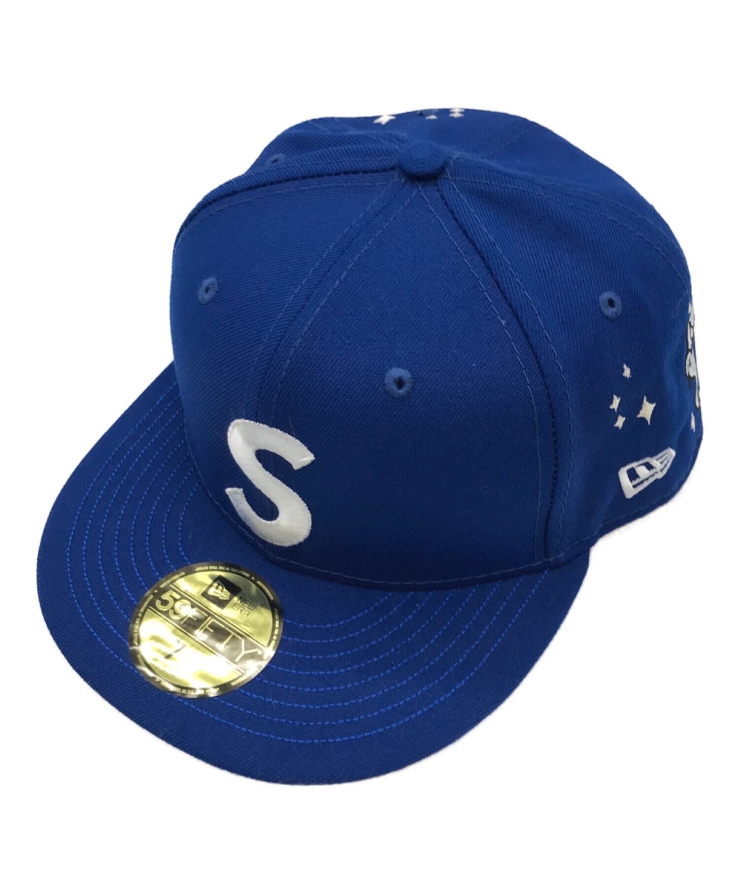 New Era (ニューエラ) SUPREME (シュプリーム) Characters S Logo New Era ブルー サイズ:7 1/2