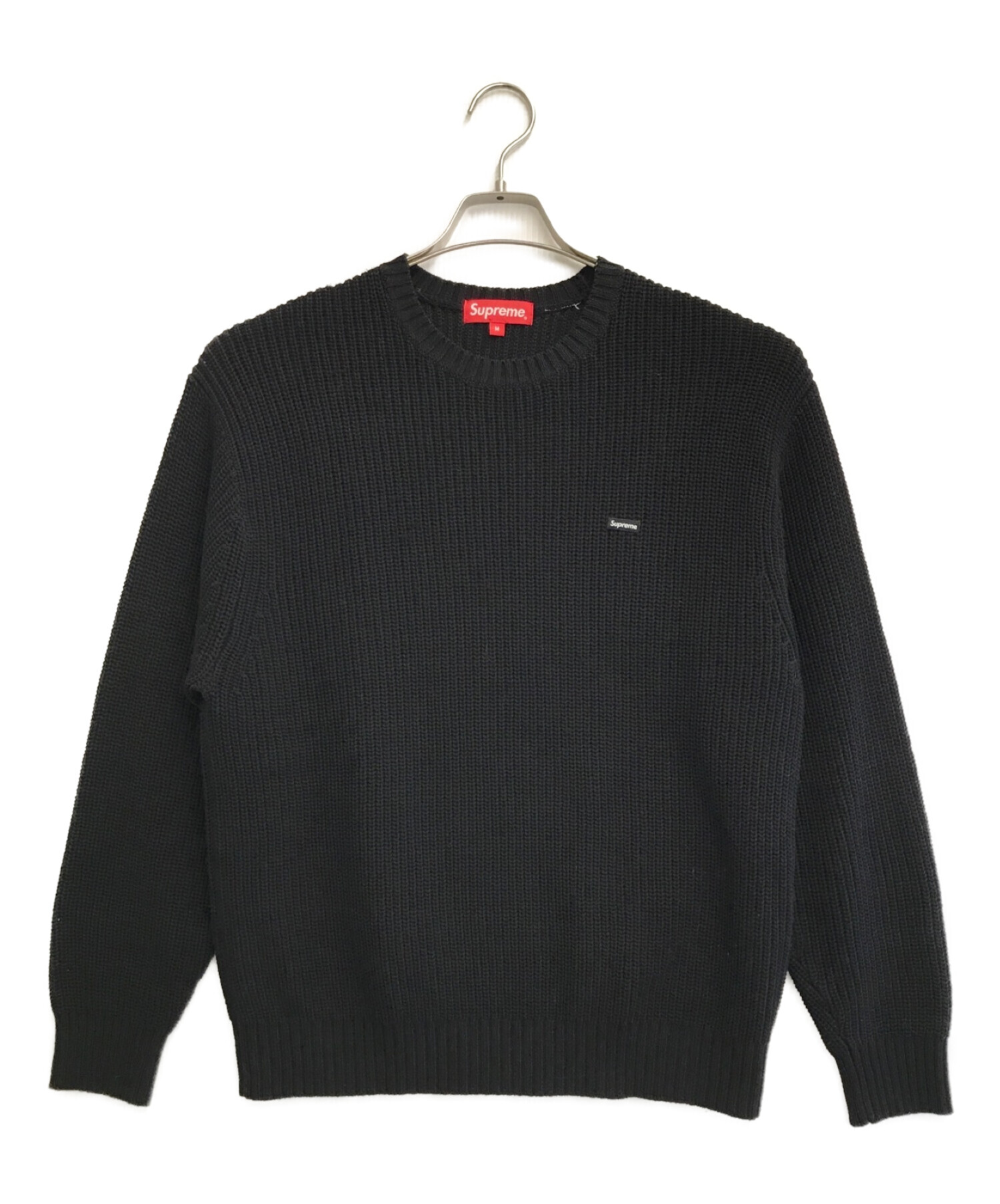 SUPREME (シュプリーム) Open Knit Small Box Sweater ブラック サイズ:M