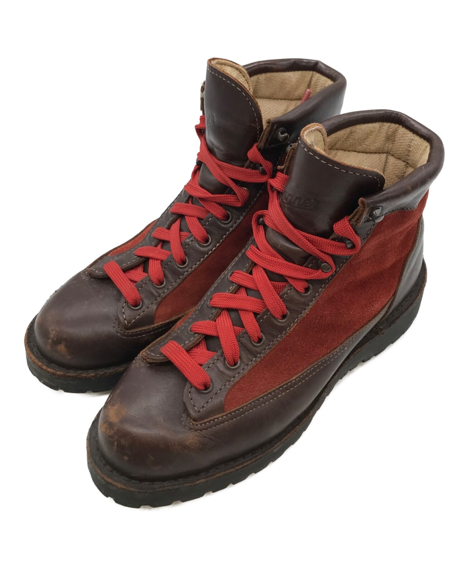 Danner (ダナー) DJ EXPLORER レッド×ブラウン サイズ:25.5cm