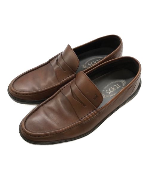 【中古・古着通販】TOD'S (トッズ) ローファー ブラウン サイズ:7 1