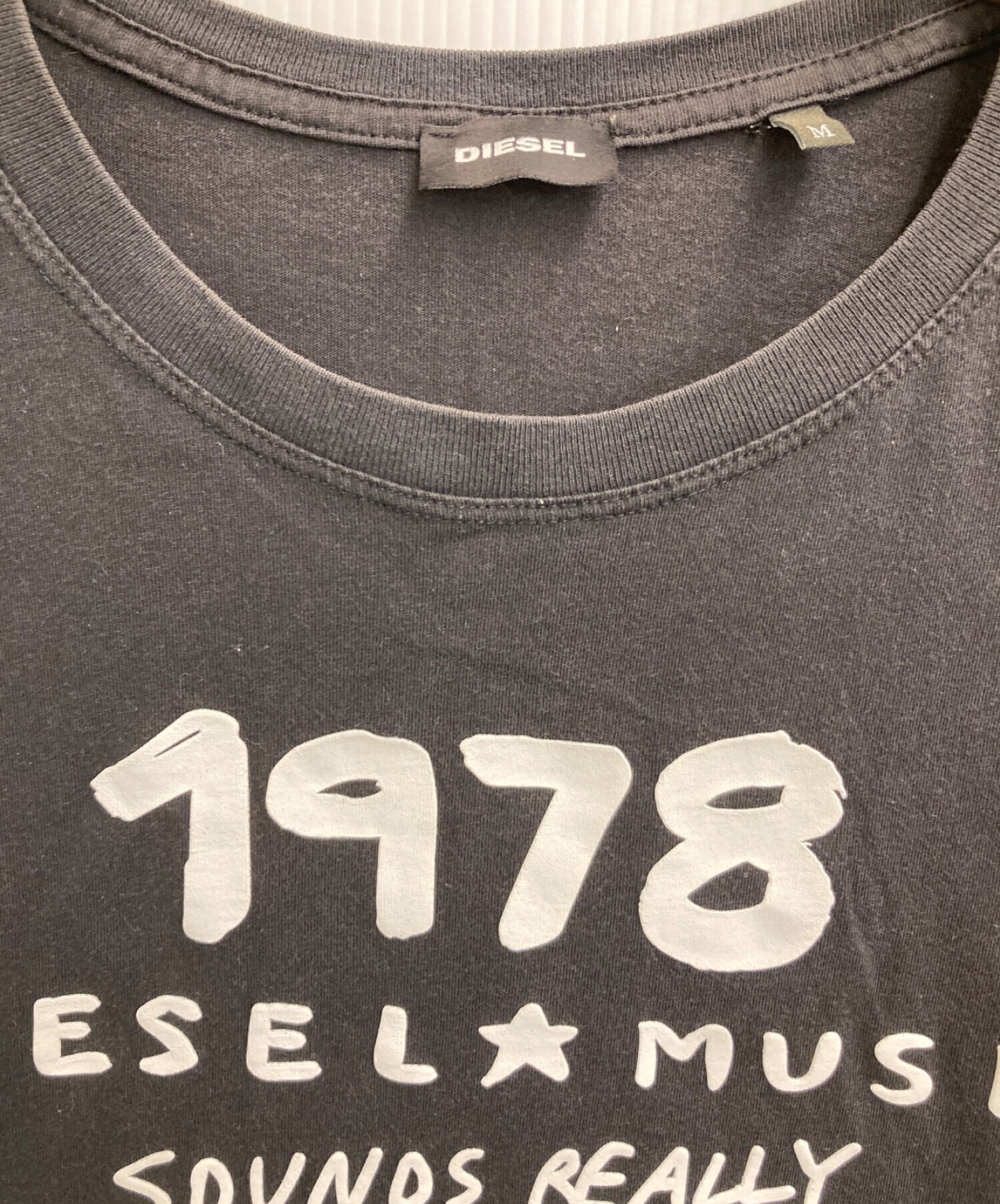 中古・古着通販】DIESEL (ディーゼル) Tシャツ ブラック サイズ:M