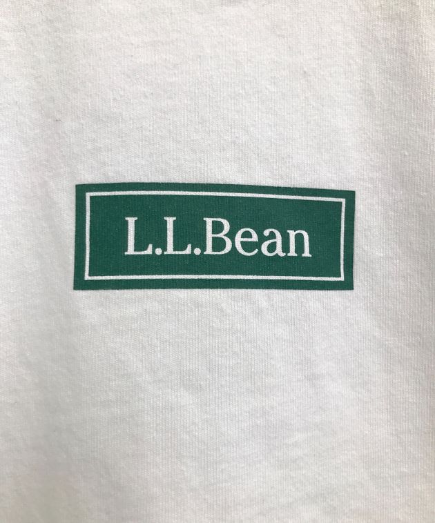 L.L.Bean (エルエルビーン) BEAMS (ビームス) Bean's GreenLabel Print-T ホワイト サイズ:M