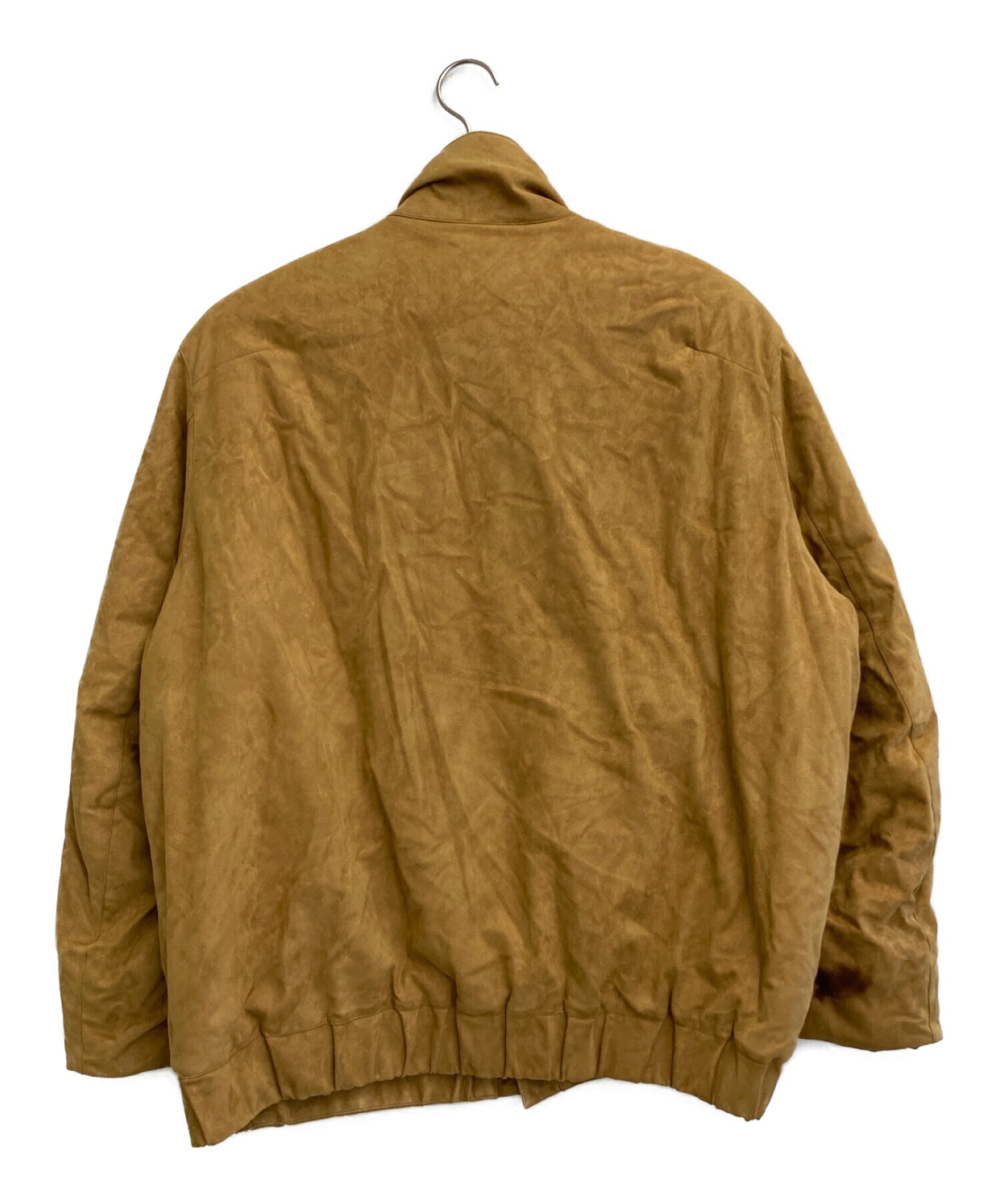 URU (ウル) エコレザージップジャケット ブラウン サイズ:2