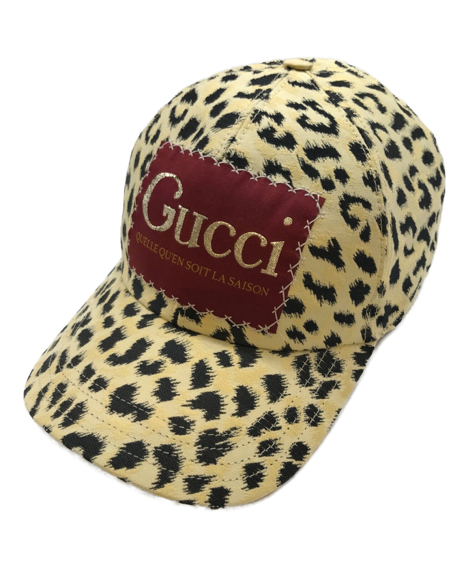 中古・古着通販】GUCCI (グッチ) レオパードコットンベースボール