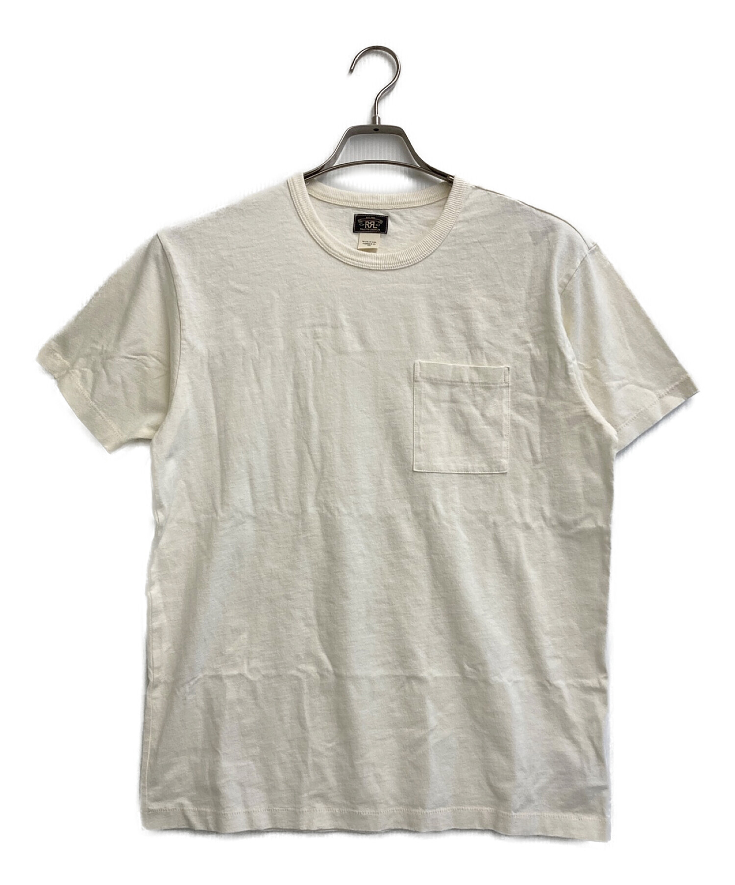 中古・古着通販】RRL (ダブルアールエル) ポケットTシャツ ホワイト
