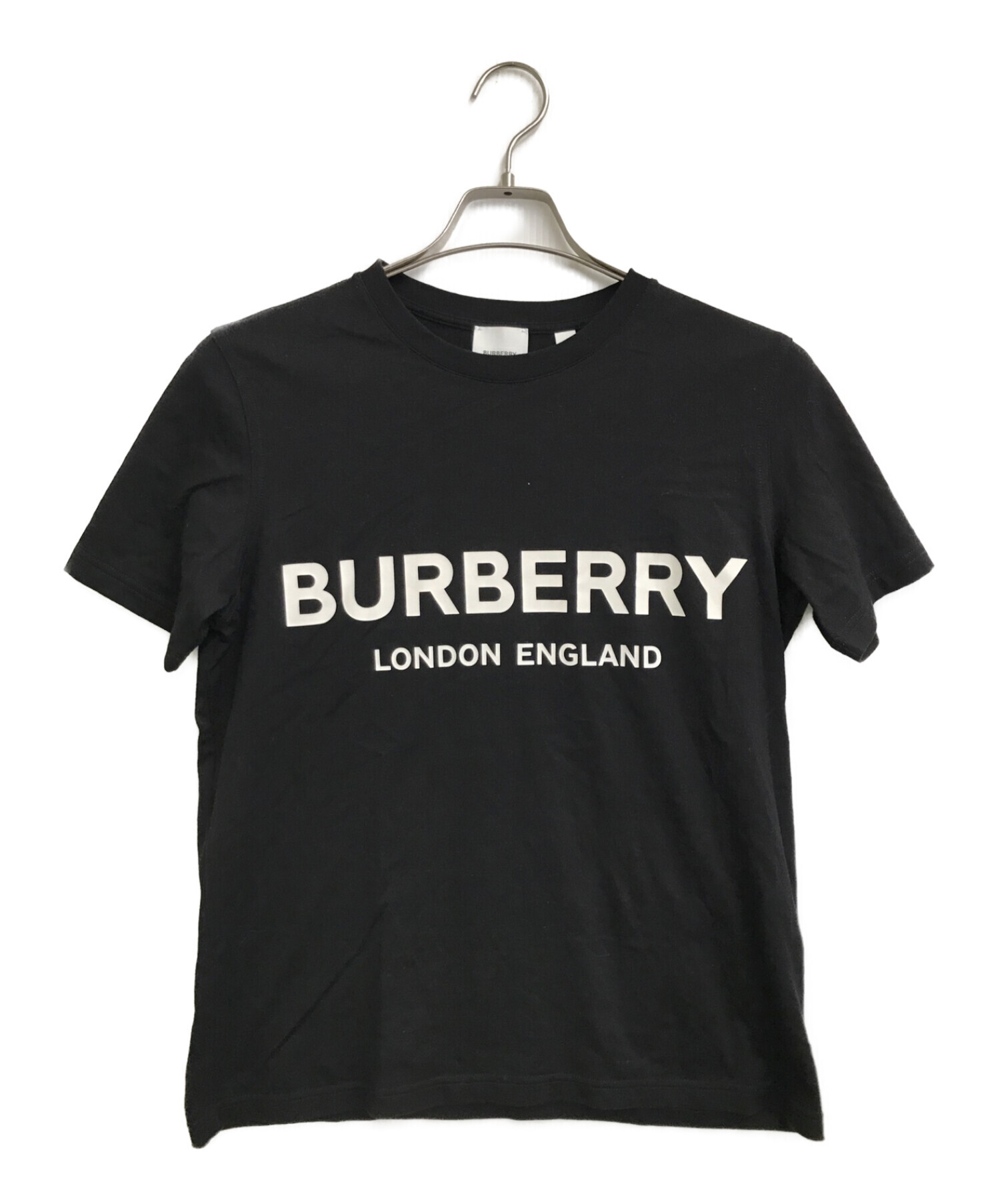 中古・古着通販】BURBERRY (バーバリー) ロゴTシャツ ブラック サイズ