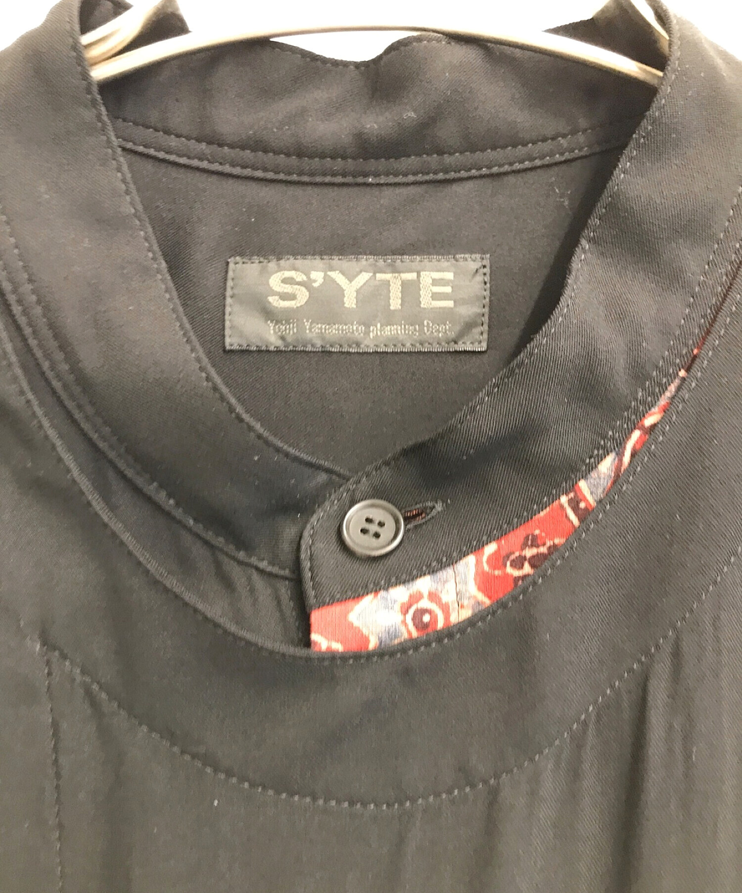 中古・古着通販】s'yte (サイト) ロングシャツ ブラック サイズ:3