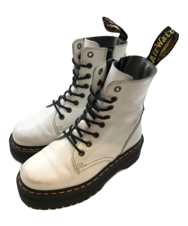 中古・古着通販】Dr.Martens (ドクターマーチン) ８ホールダブルソールインサイドジップブーツ ホワイト サイズ:22cm｜ブランド・古着通販  トレファク公式【TREFAC FASHION】スマホサイト