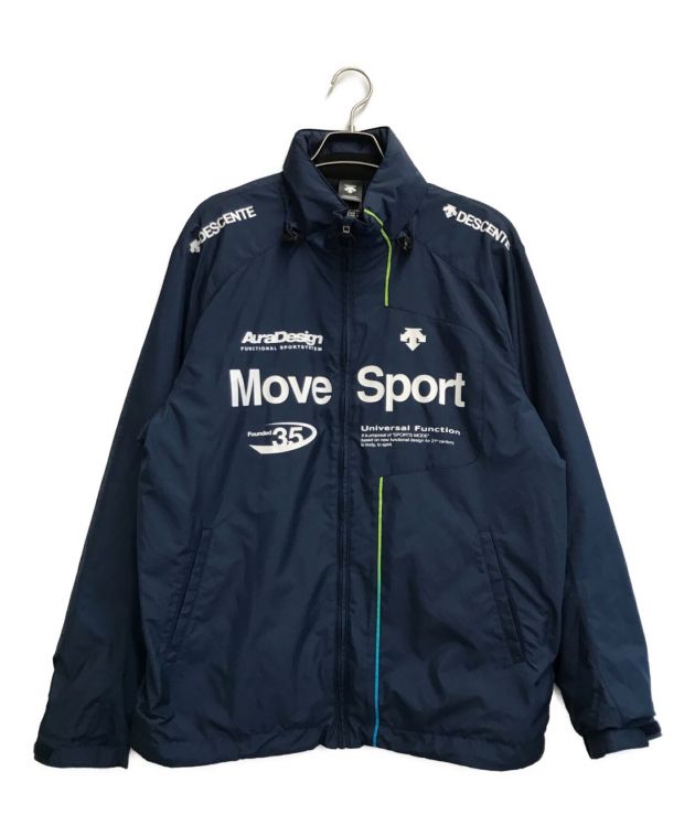 中古・古着通販】DESCENTE (デサント) Move Sport エクスプラスサーモ ウインドブレーカー上下セット ネイビー  サイズ:L｜ブランド・古着通販 トレファク公式【TREFAC FASHION】スマホサイト