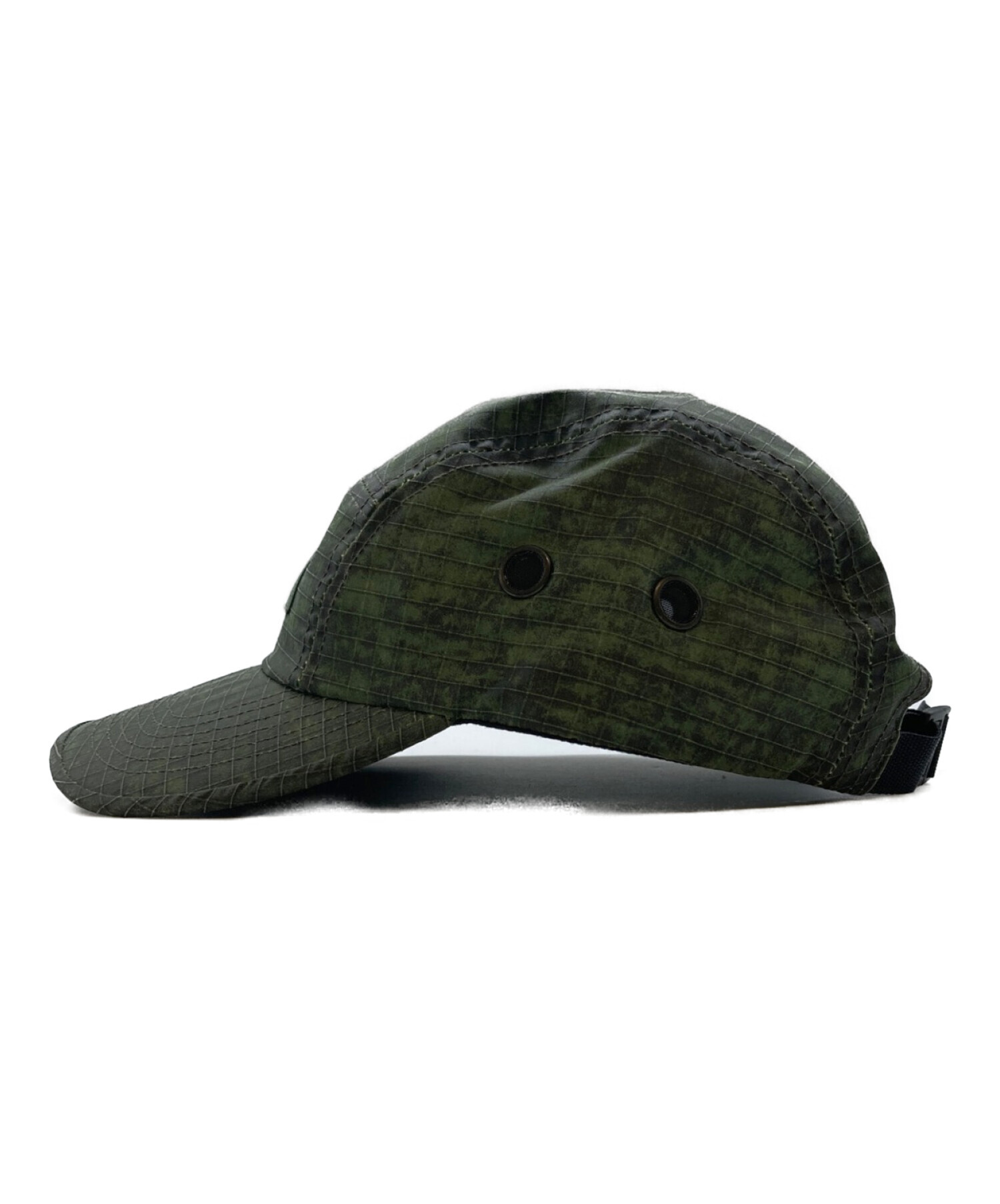 SUPREME (シュプリーム) Distressed Ripstop Camp Cap グリーン