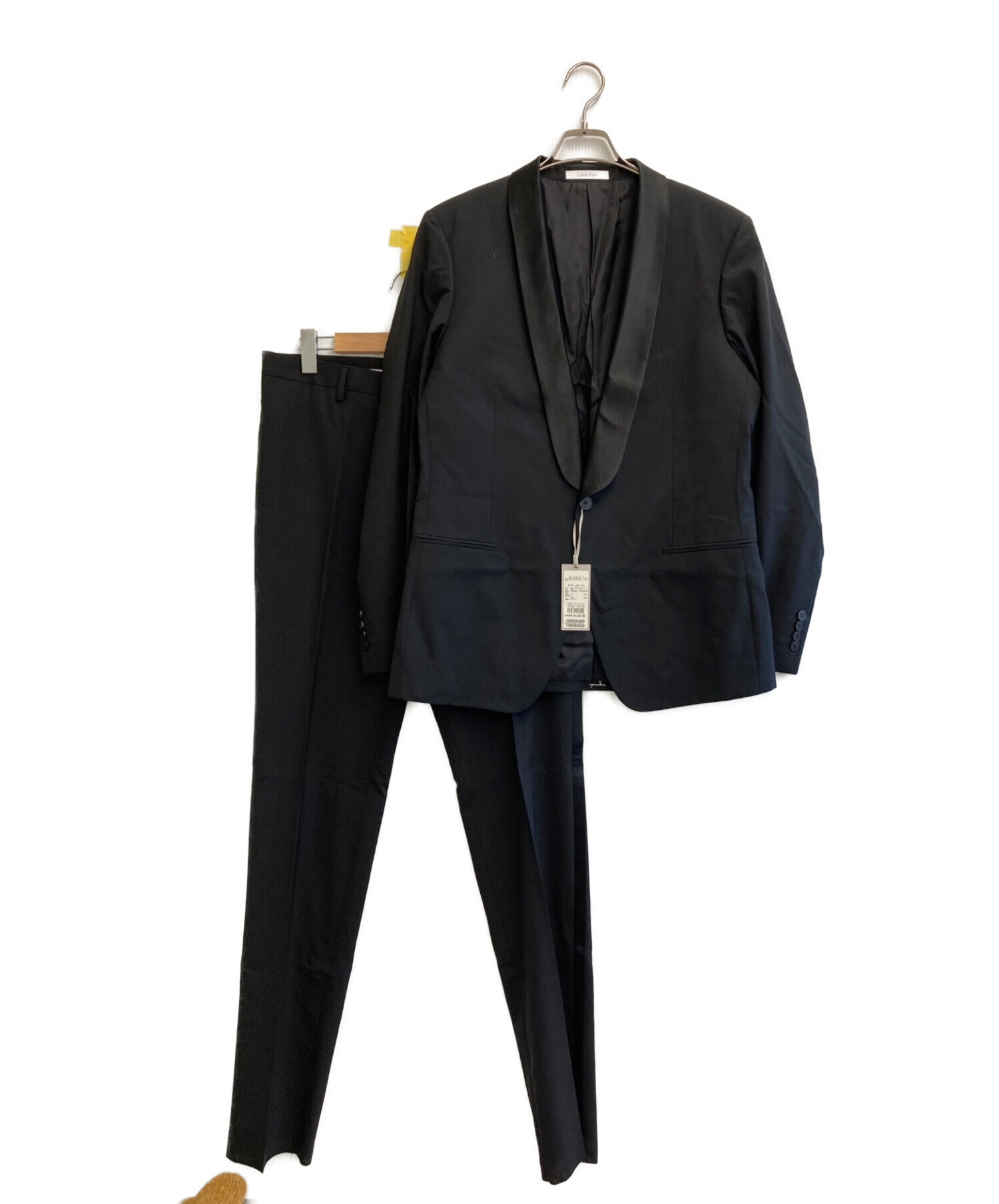 Calvin Klein (カルバンクライン) セットアップスーツ ブラック サイズ:40/W80