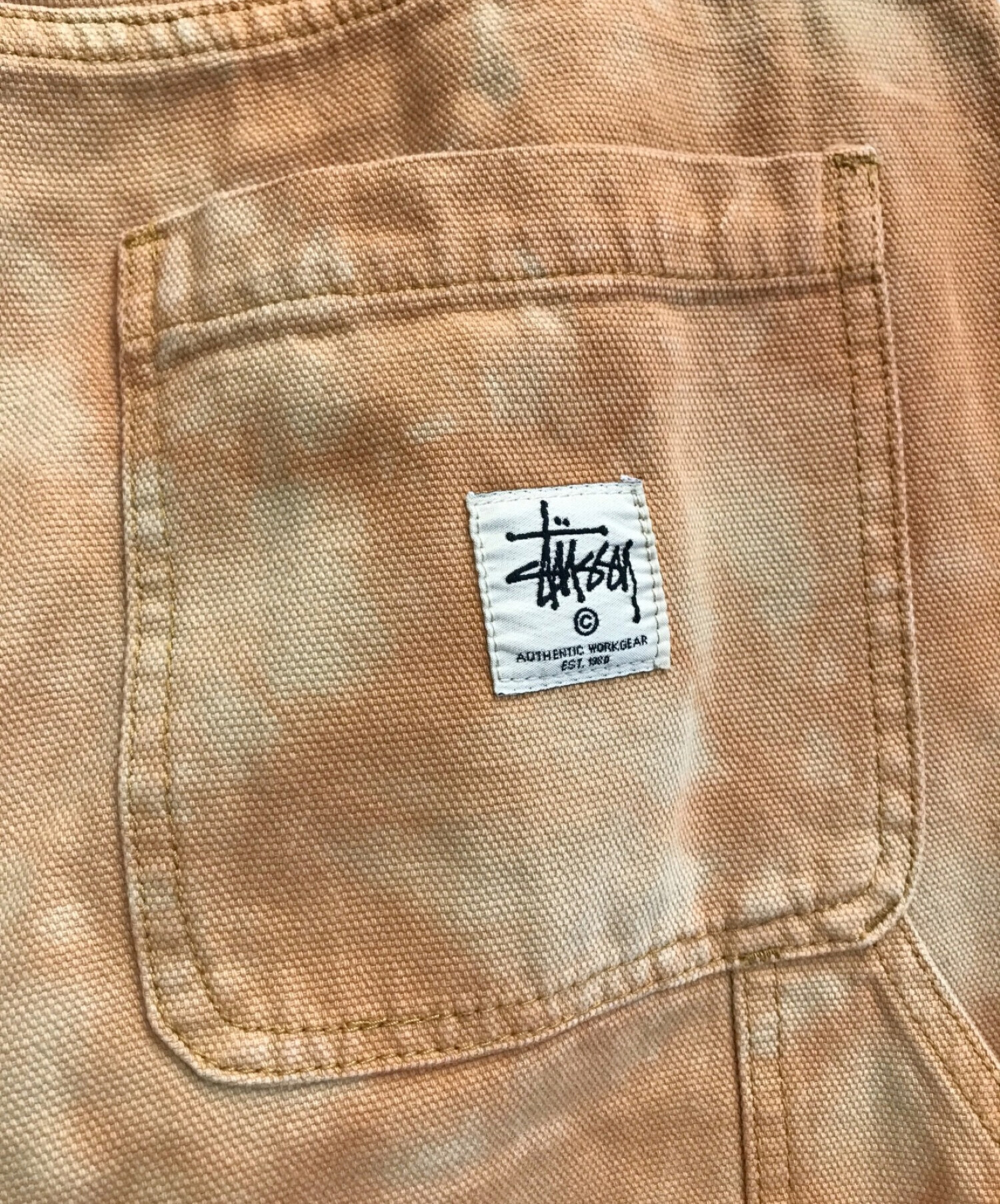 stussy (ステューシー) Dyed Work Mens Pants ブラウン サイズ:32 未使用品