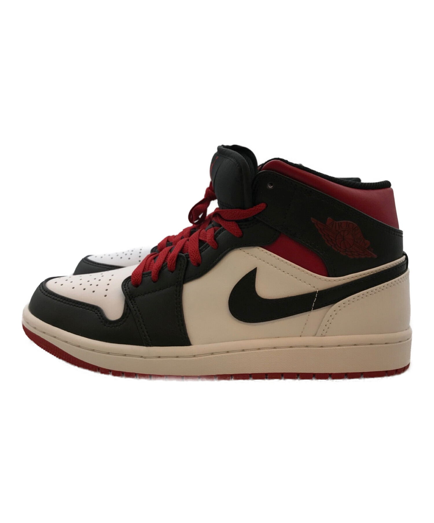 中古・古着通販】NIKE (ナイキ) AIR JORDAN 1 MID ホワイト×レッド