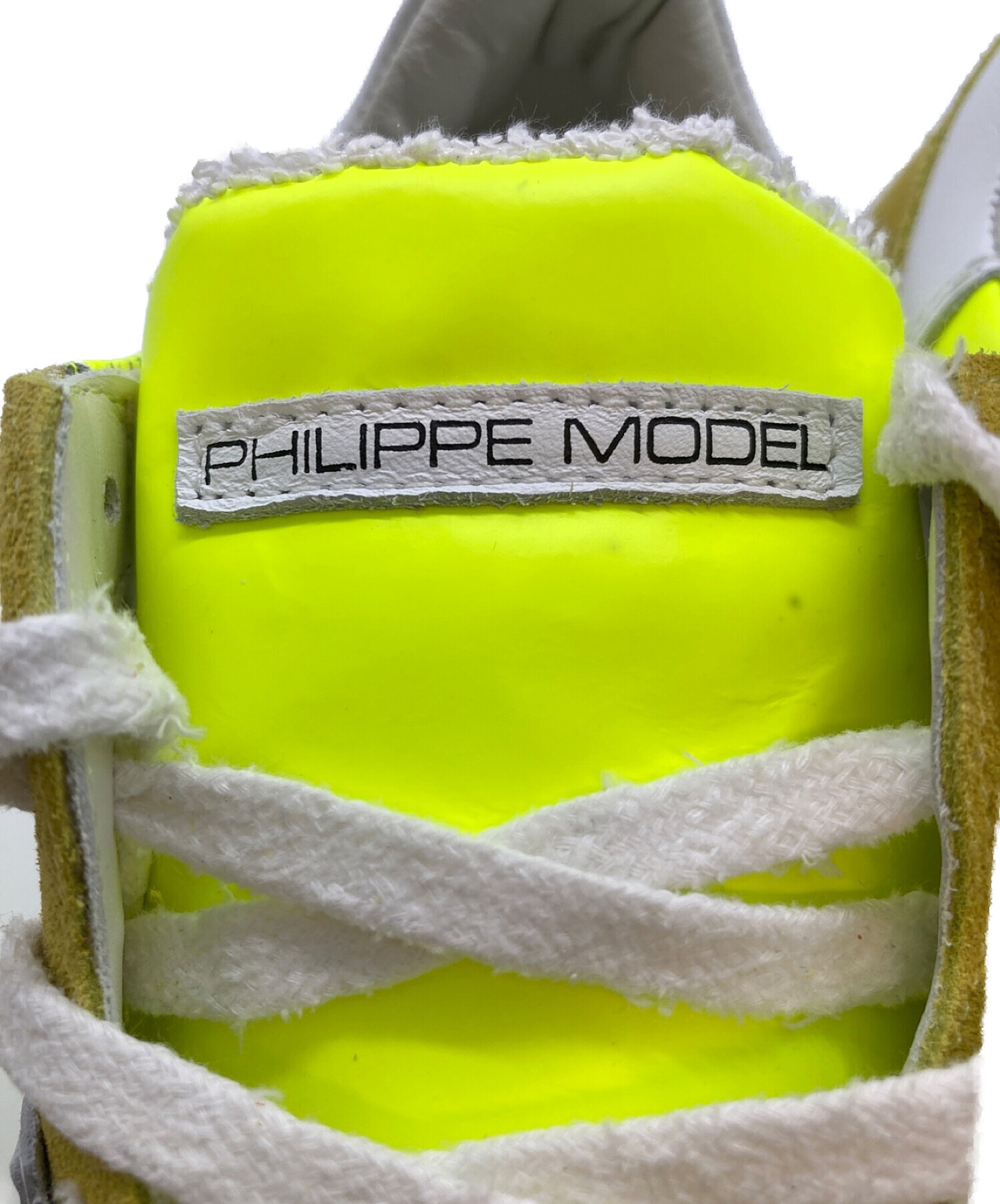 PHILIPPE MODEL (フィリップ モデル) 1piu1uguale3 (ウノ ピゥ ウノ ウグァーレ トレ) スニーカー イエロー  サイズ:39