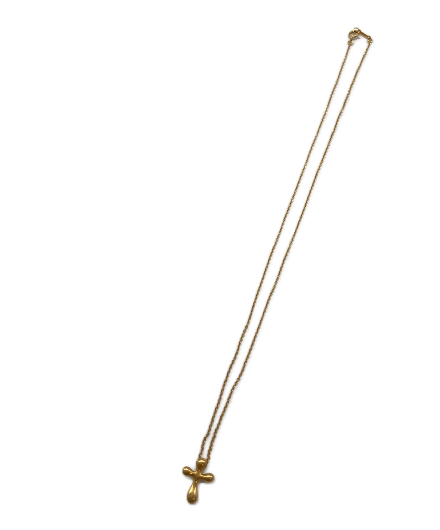 TIFFANY 18kt クロスネックレス 長さ約42cm - fawema.org