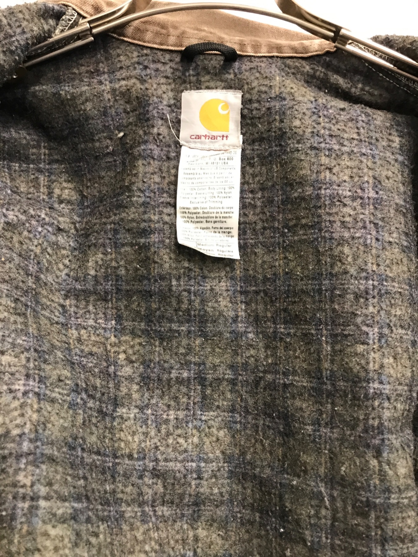 中古・古着通販】CarHartt (カーハート) 裏ブランケットデトロイト