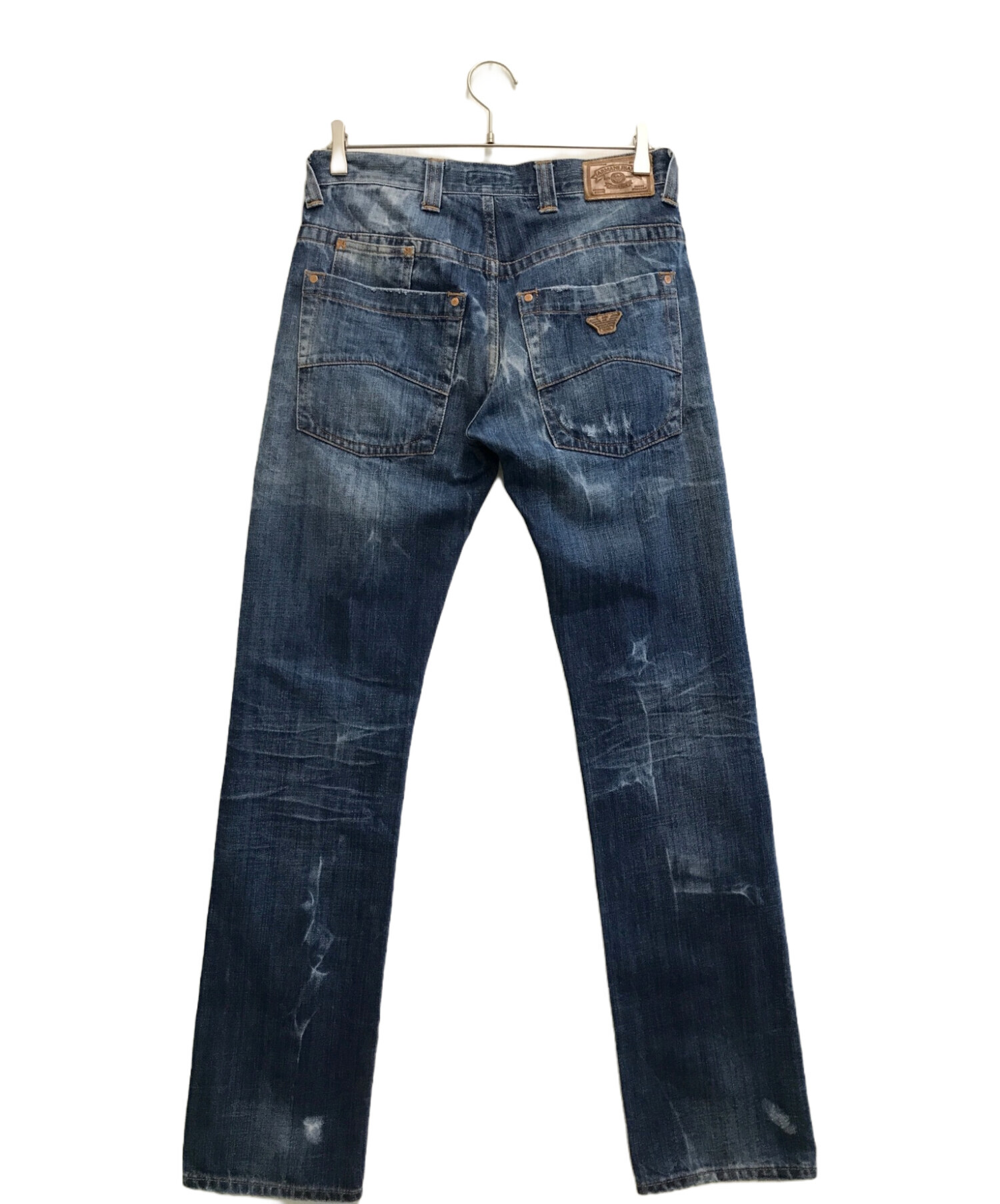 中古・古着通販】ARMANI JEANS (アルマーニジーンズ) USED加工デニムパンツ ブルー サイズ:W29｜ブランド・古着通販  トレファク公式【TREFAC FASHION】スマホサイト