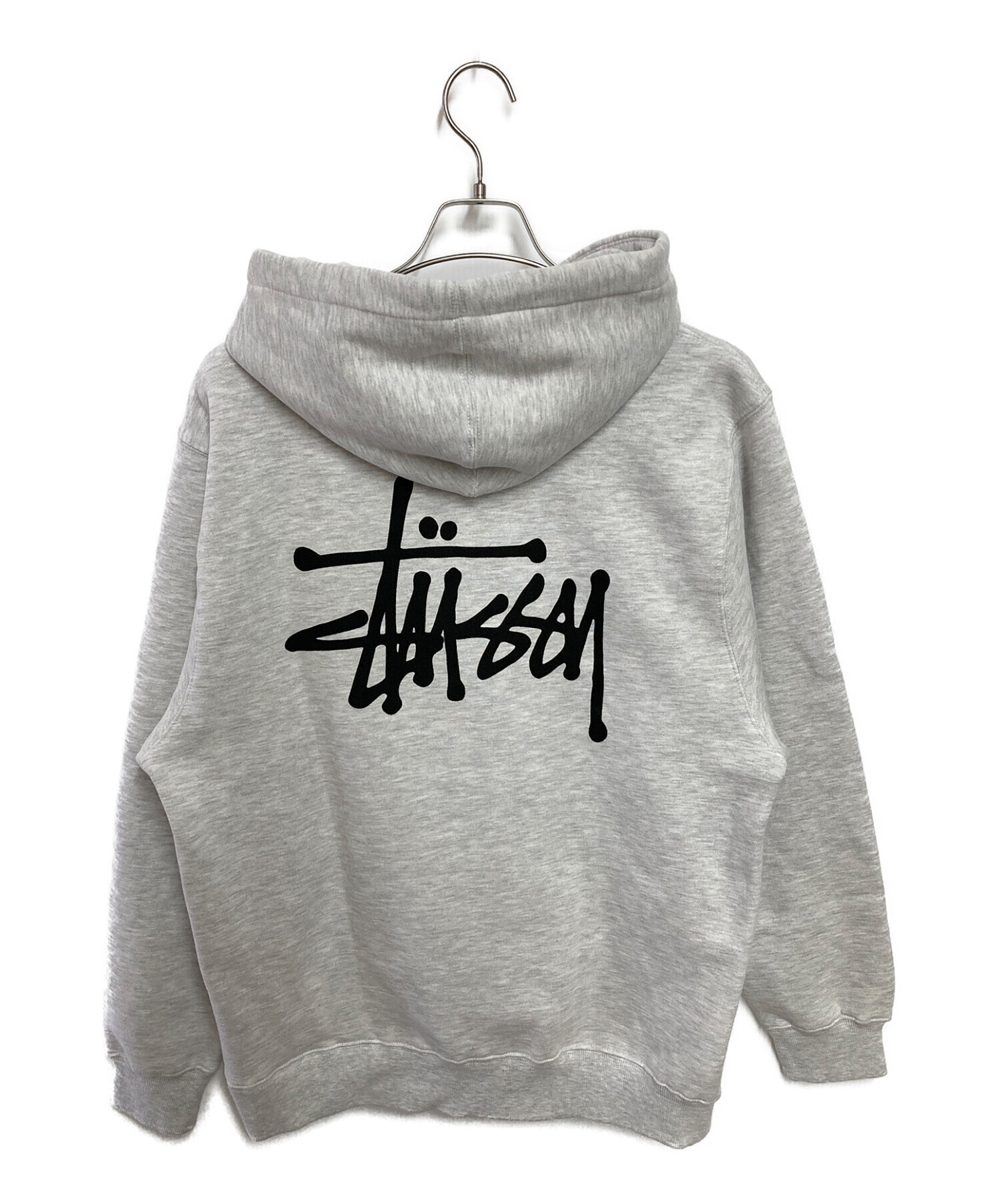 stussy (ステューシー) プルオーバーパーカー グレー サイズ:L