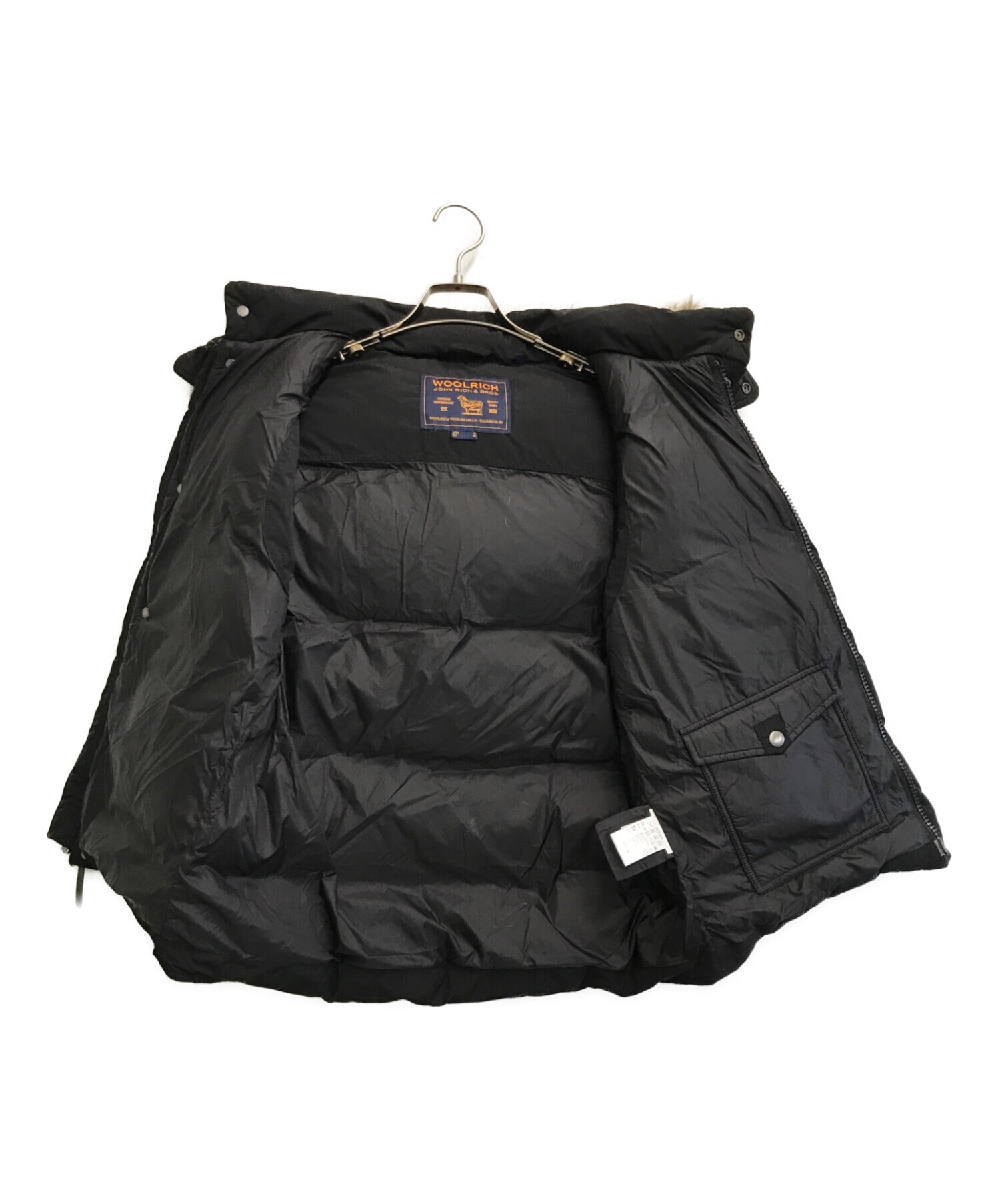 中古・古着通販】WOOLRICH (ウールリッチ) ALEUTIAN VEST ブラック