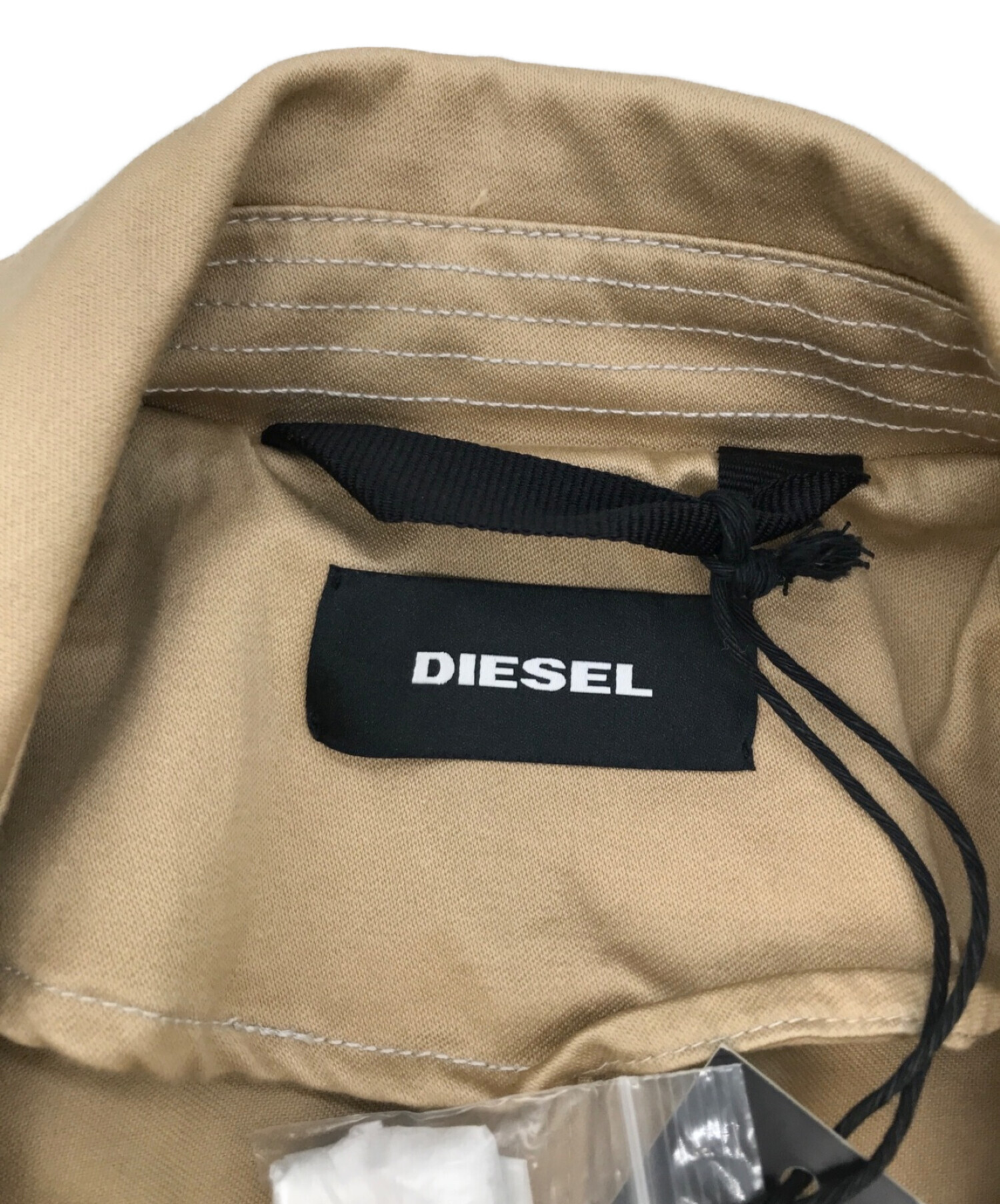 DIESEL (ディーゼル) トレンチコート ベージュ サイズ:XXS