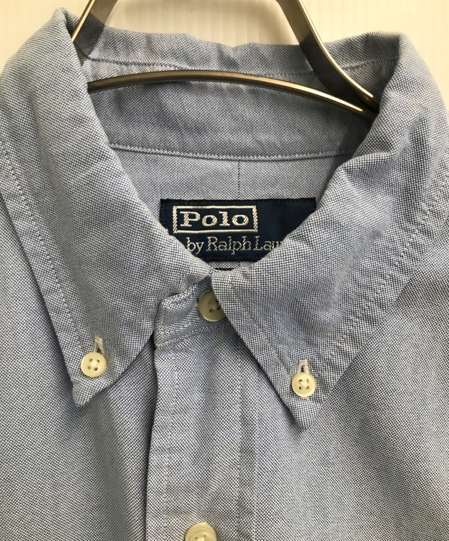 POLO RALPH LAUREN (ポロ・ラルフローレン) ビッグシルエットシャツ スカイブルー サイズ:M