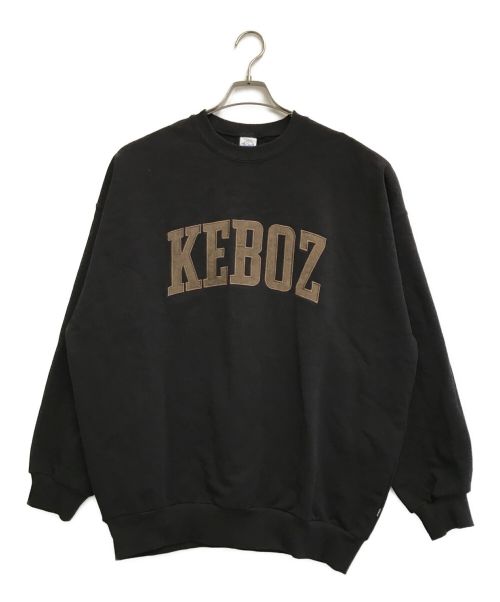 【中古・古着通販】KEBOZ (ケボズ) スウェット ブラック サイズ:XL